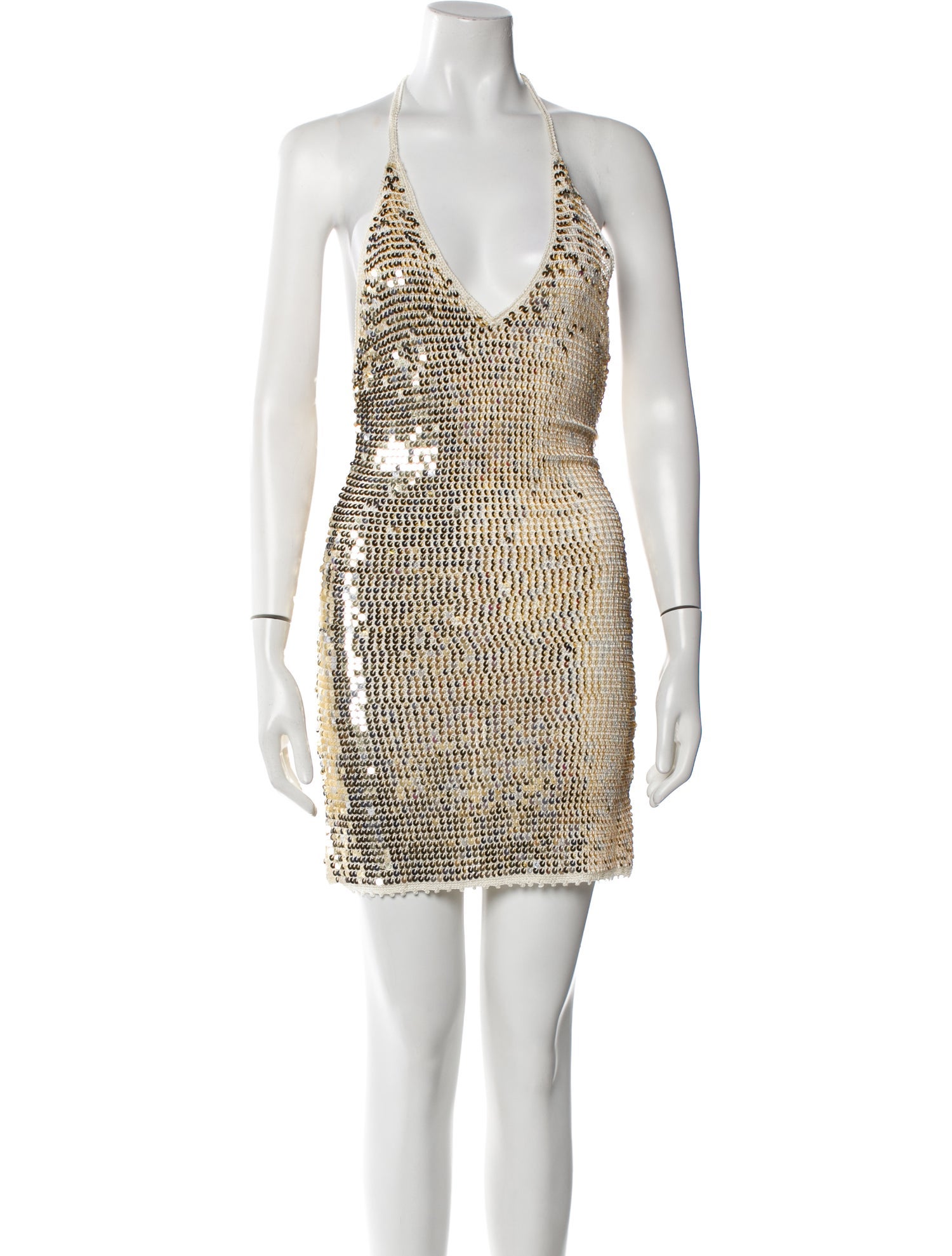 Retrofête Sequin Knee-Length Dress