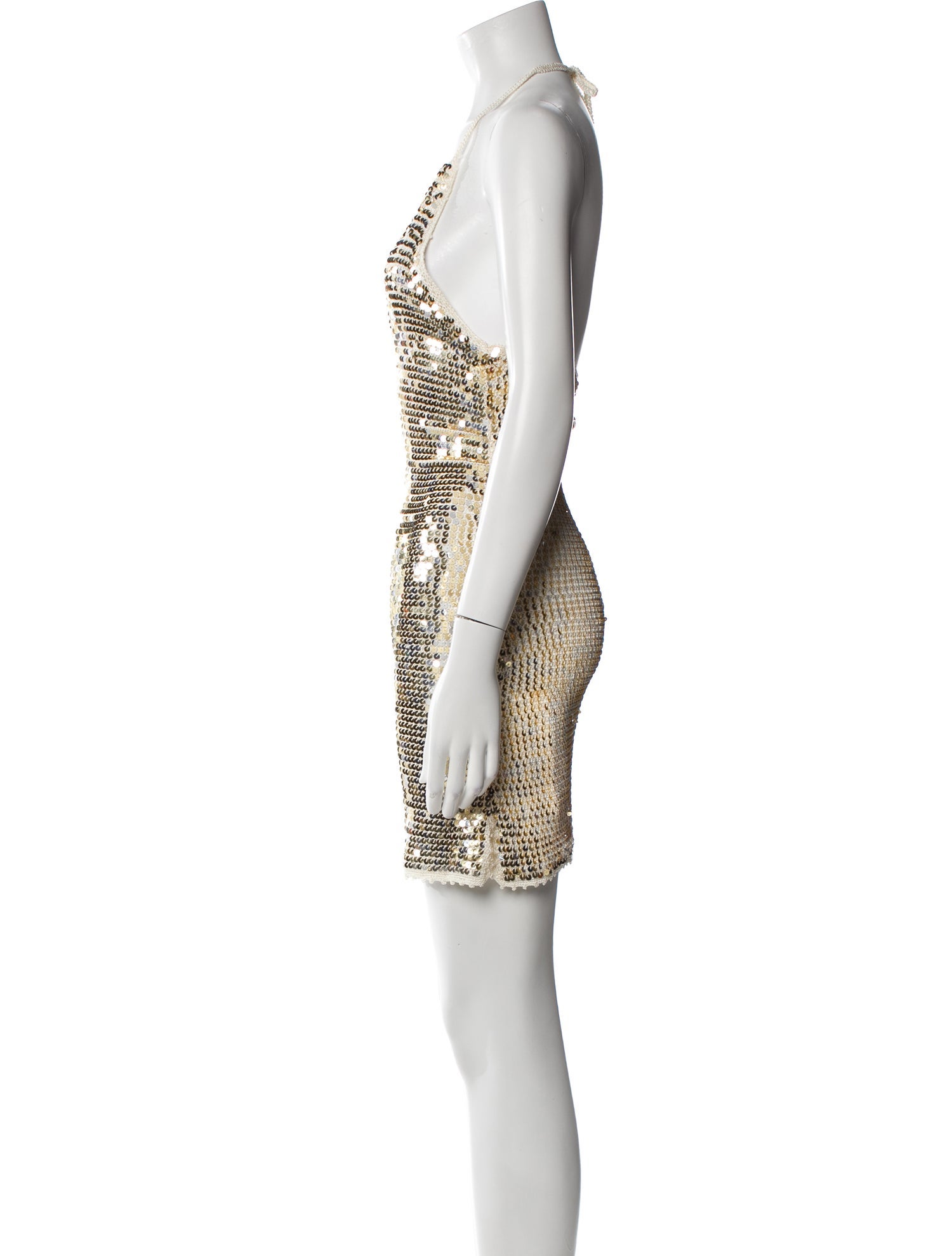 Retrofête Sequin Knee-Length Dress