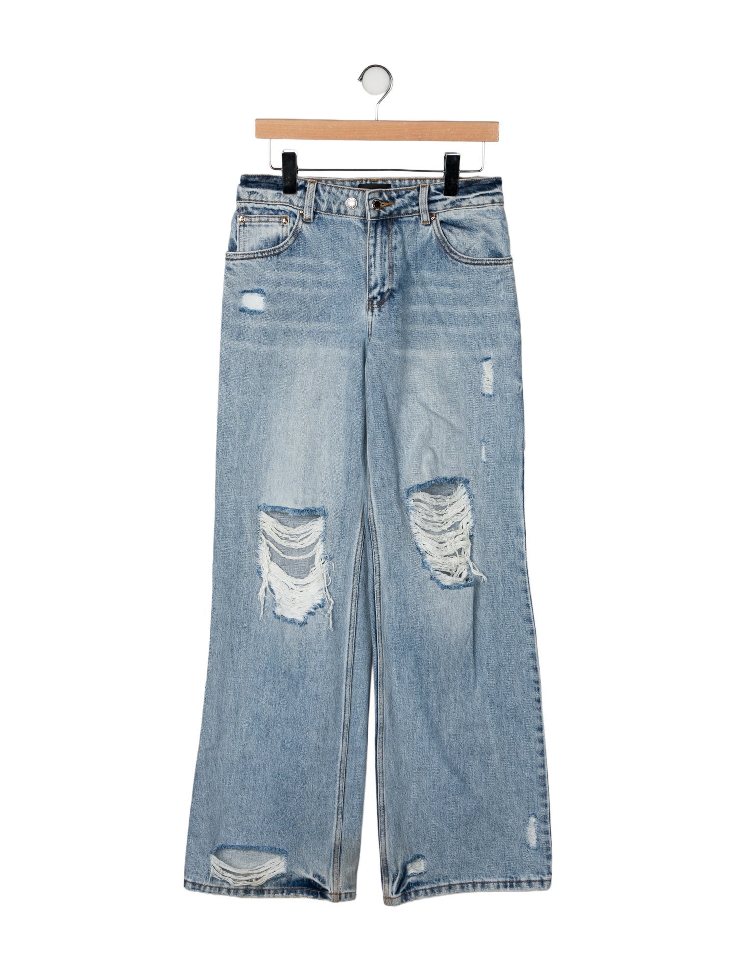 Retrofête Mid-Rise Wide Leg Jeans
