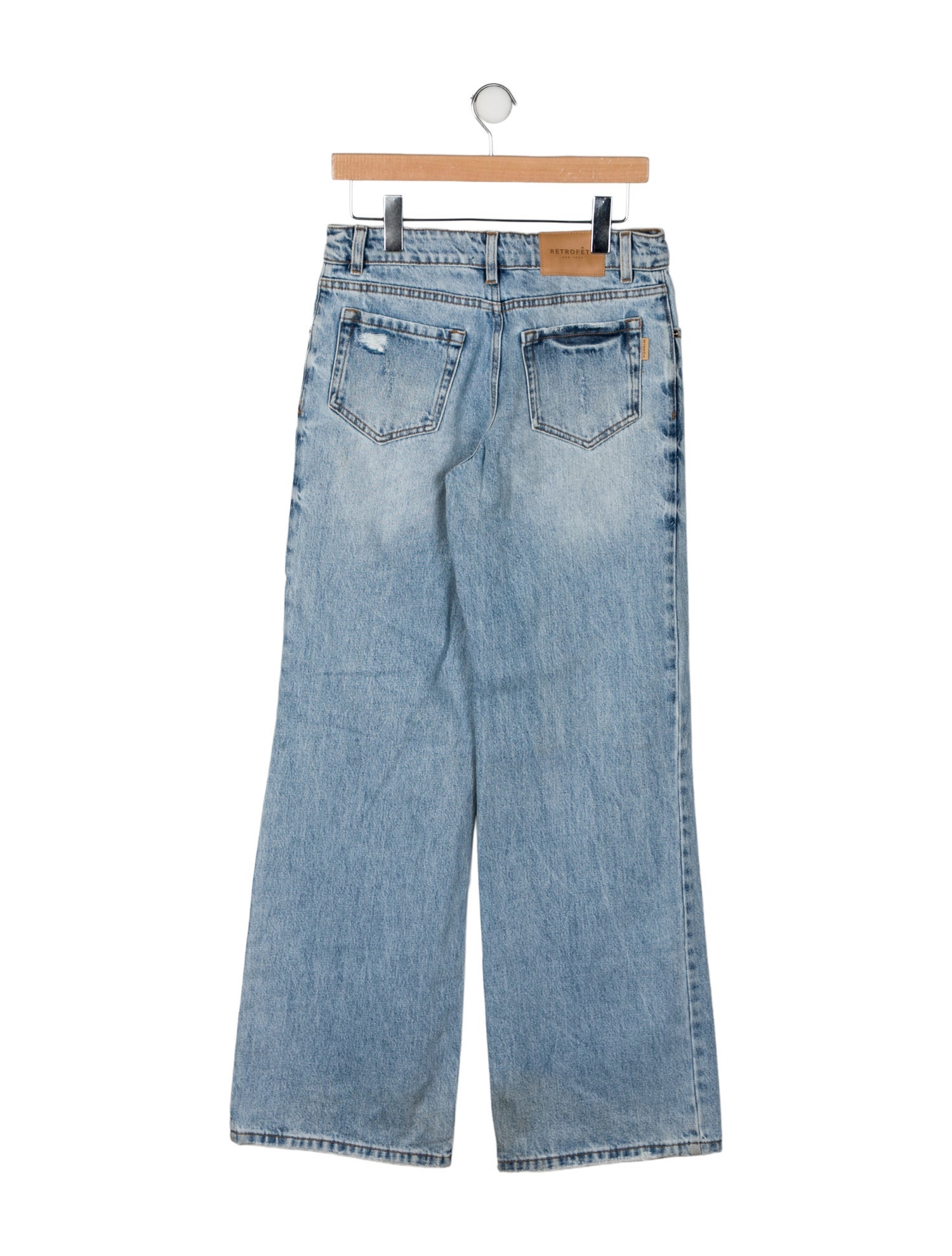 Retrofête Mid-Rise Wide Leg Jeans