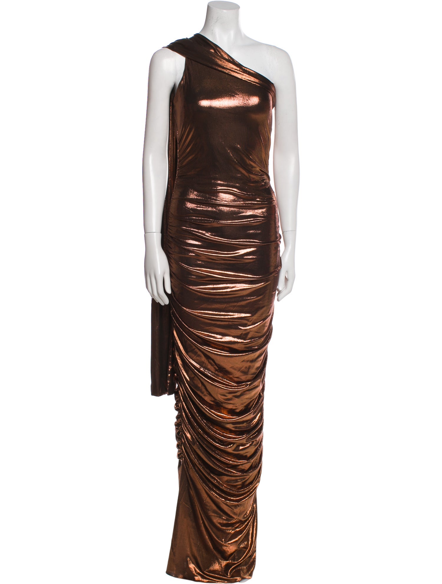 Retrofête One-Shoulder Long Dress