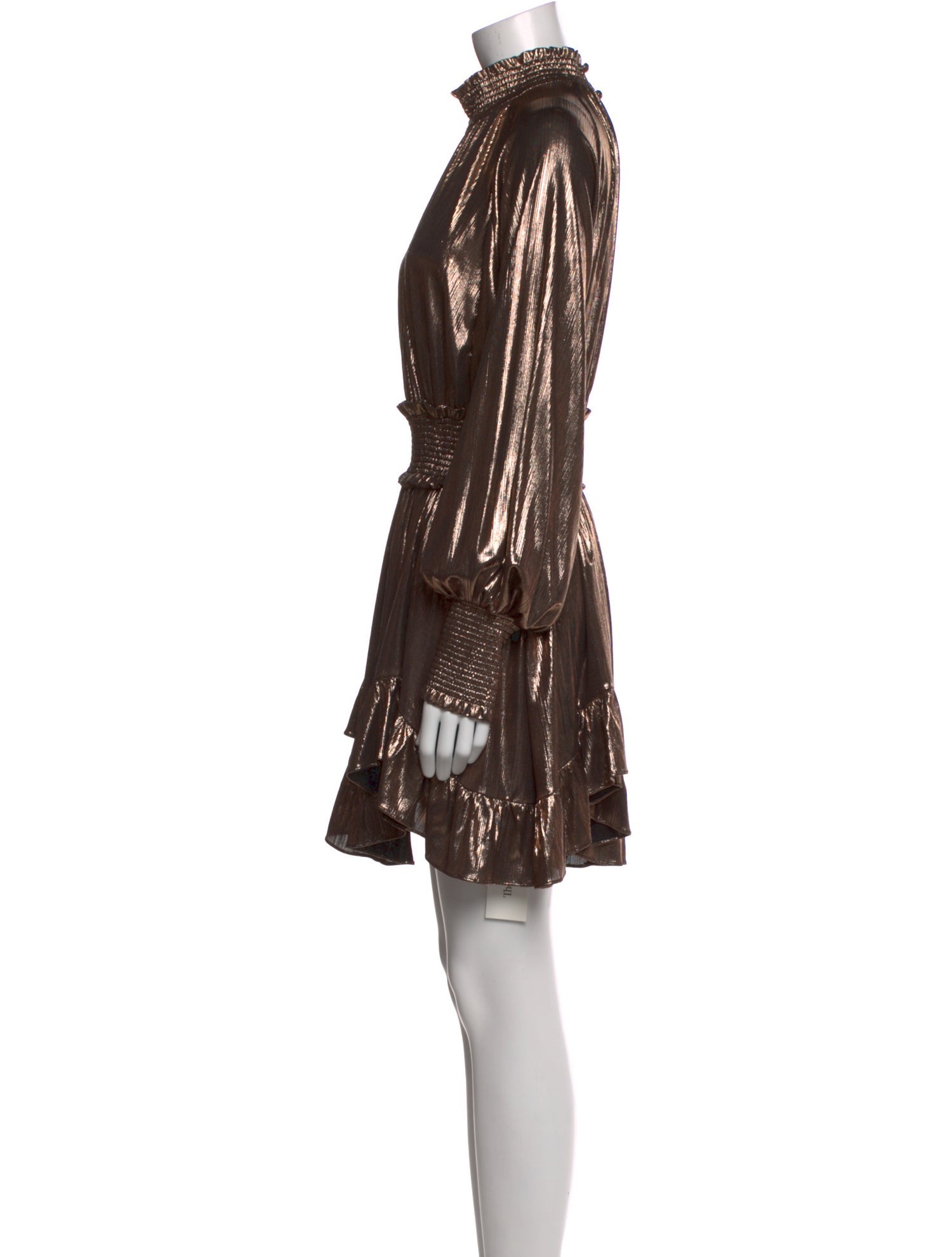 Retrofête Mock Neck Mini Dress