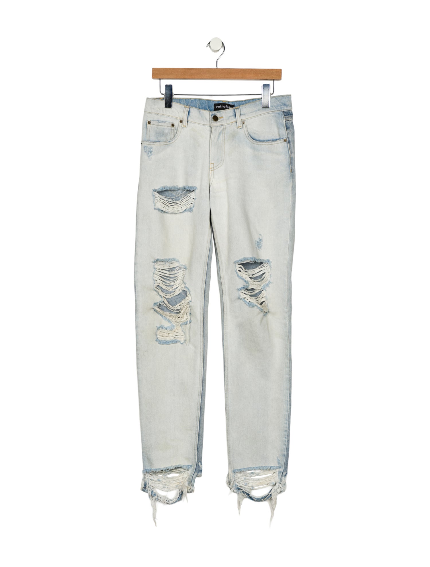 Retrofête Mid-Rise Straight Leg Jeans