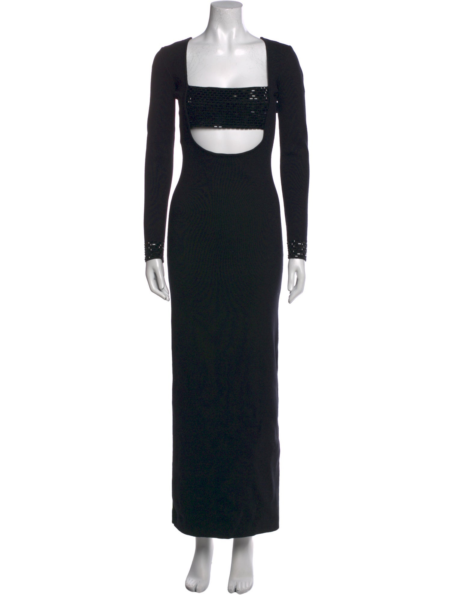 Retrofête Square Neckline Long Dress