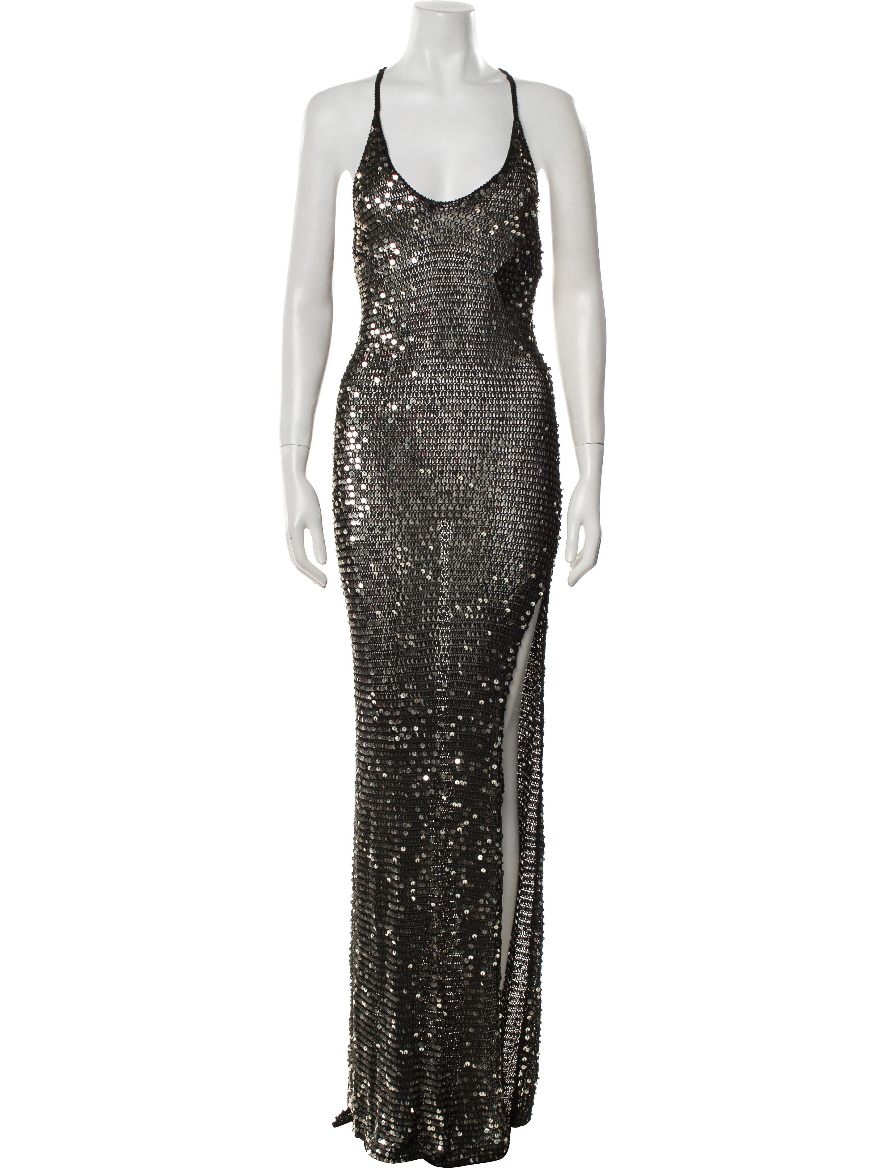 Retrofête Scoop Neck Long Dress