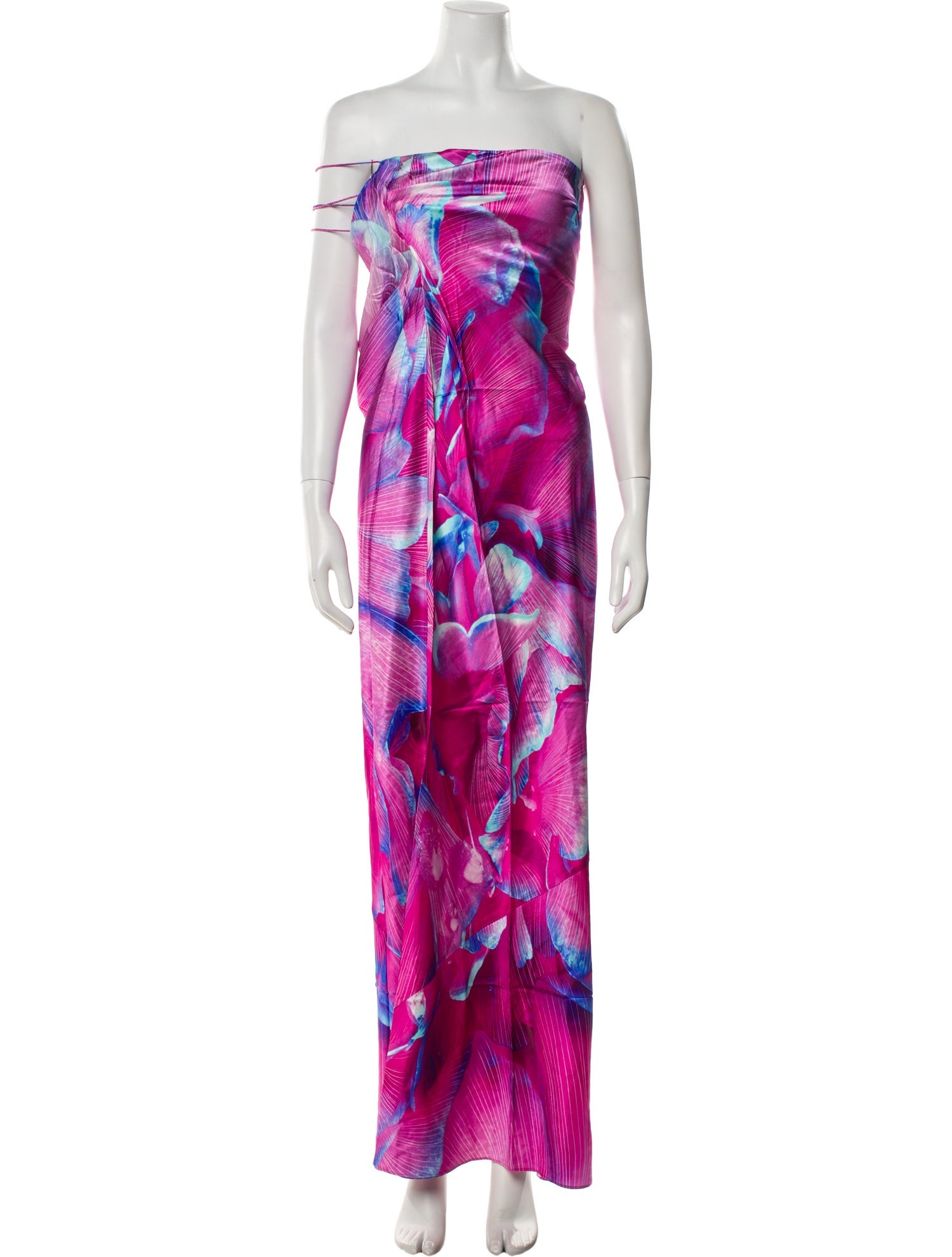 Retrofête Printed Long Dress