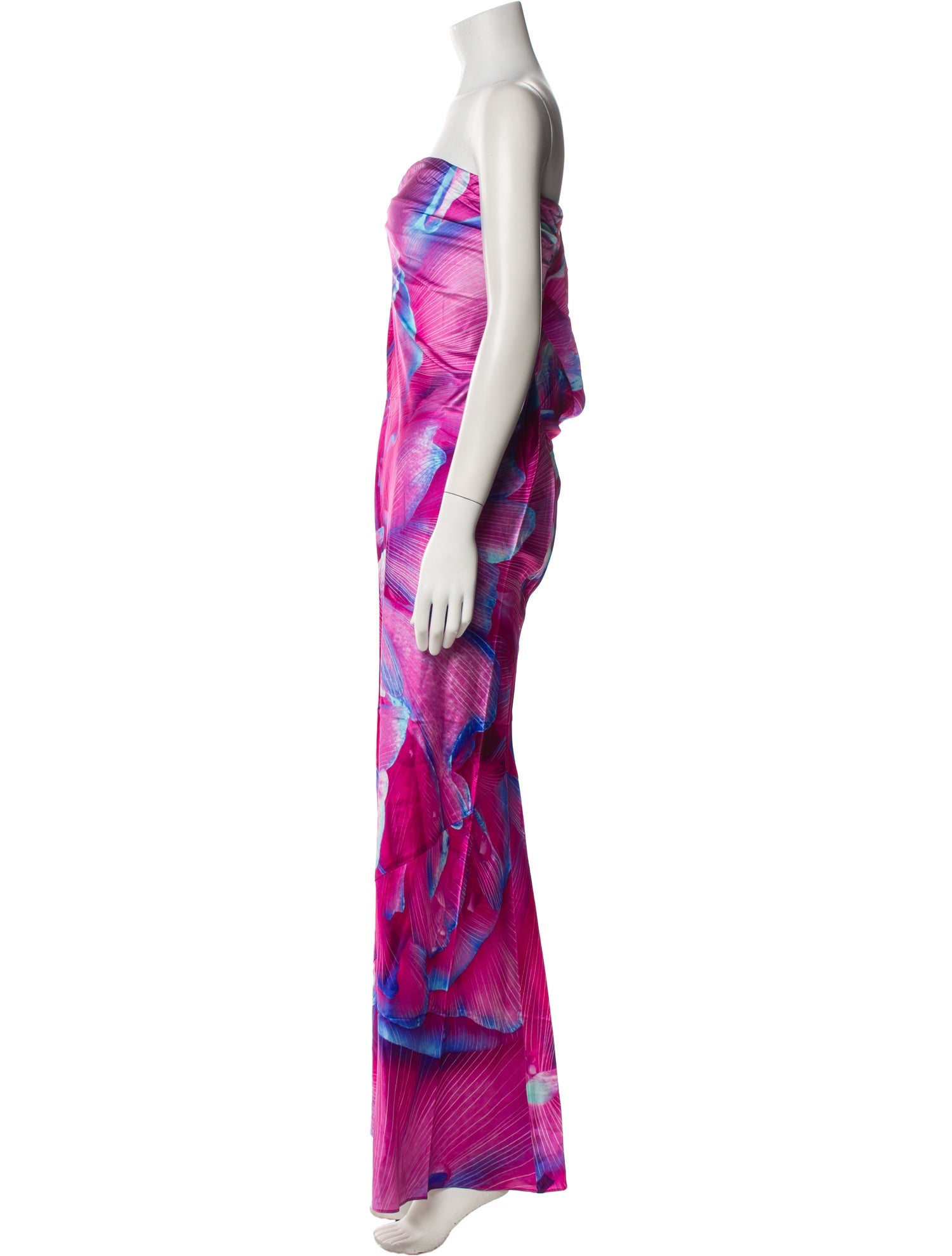 Retrofête Printed Long Dress