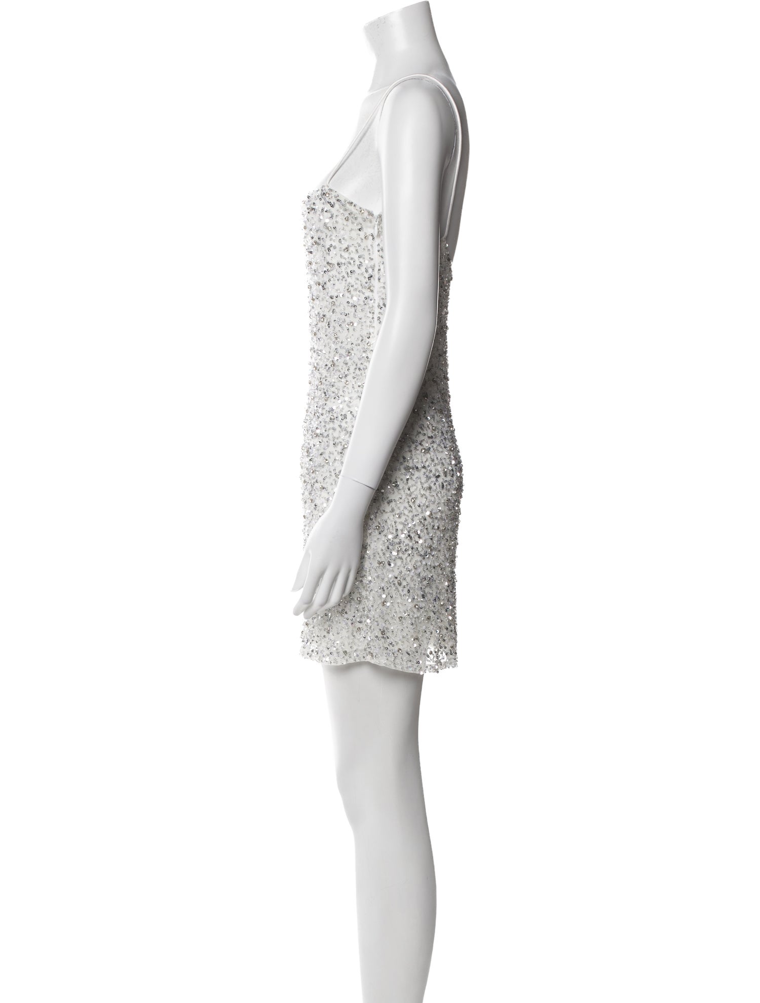 Retrofête Square Neckline Mini Dress