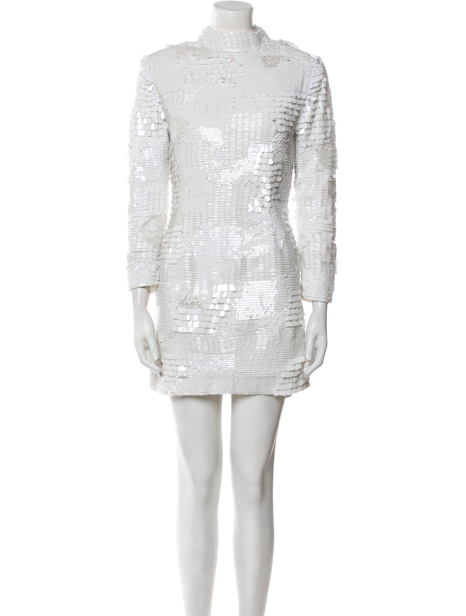 Retrofête Mock Neck Mini Dress