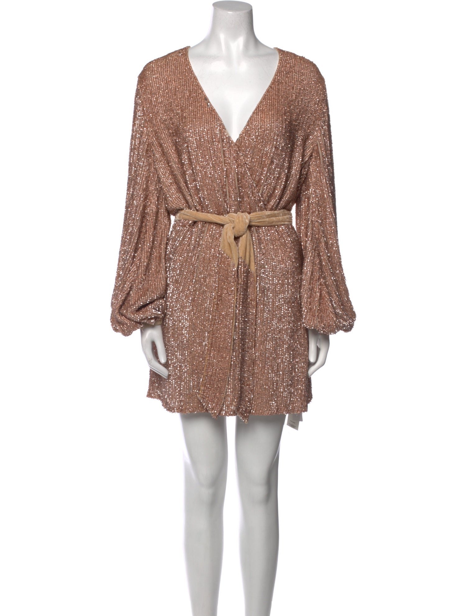 Retrofête V-Neck Mini Dress