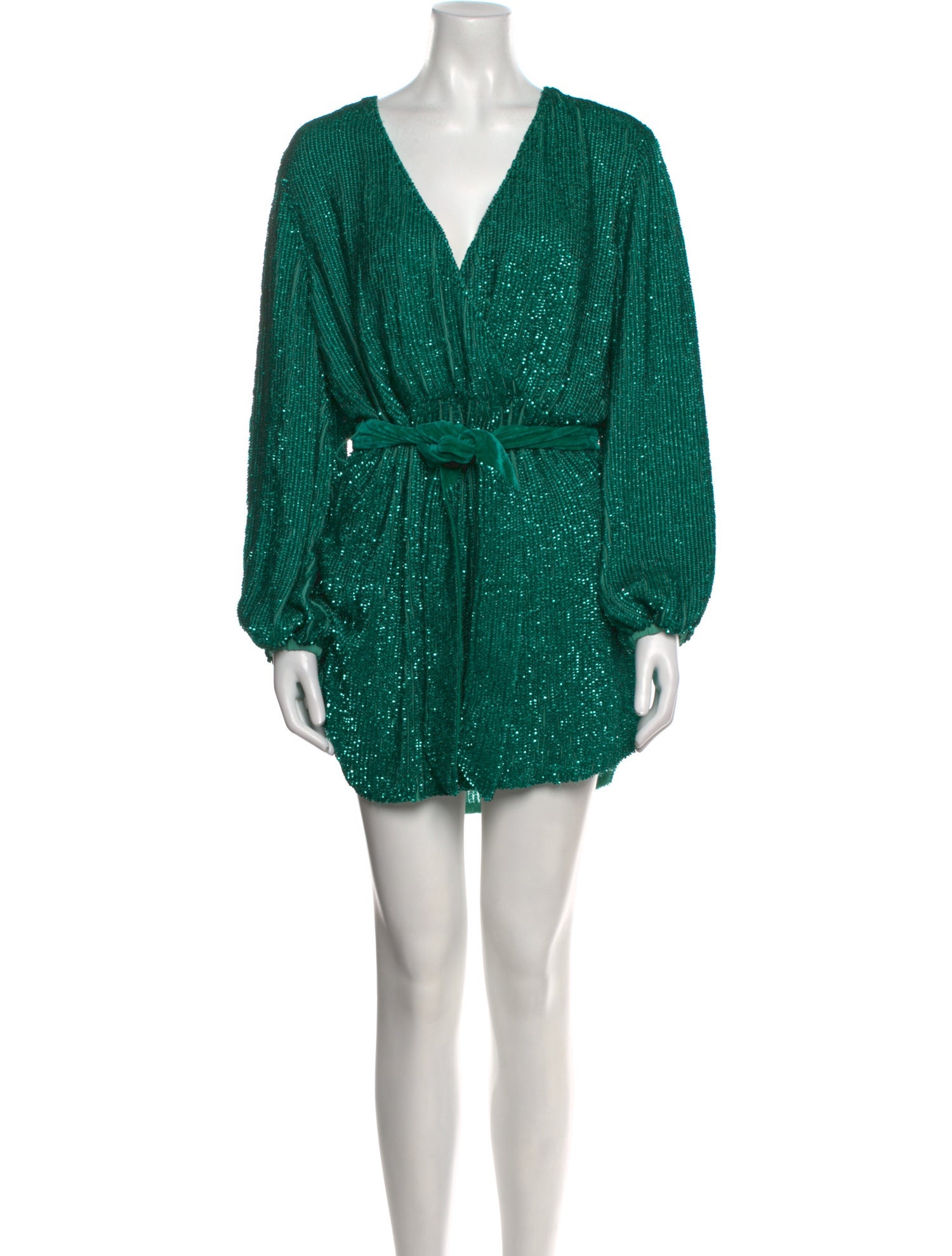 Retrofête V-Neck Mini Dress