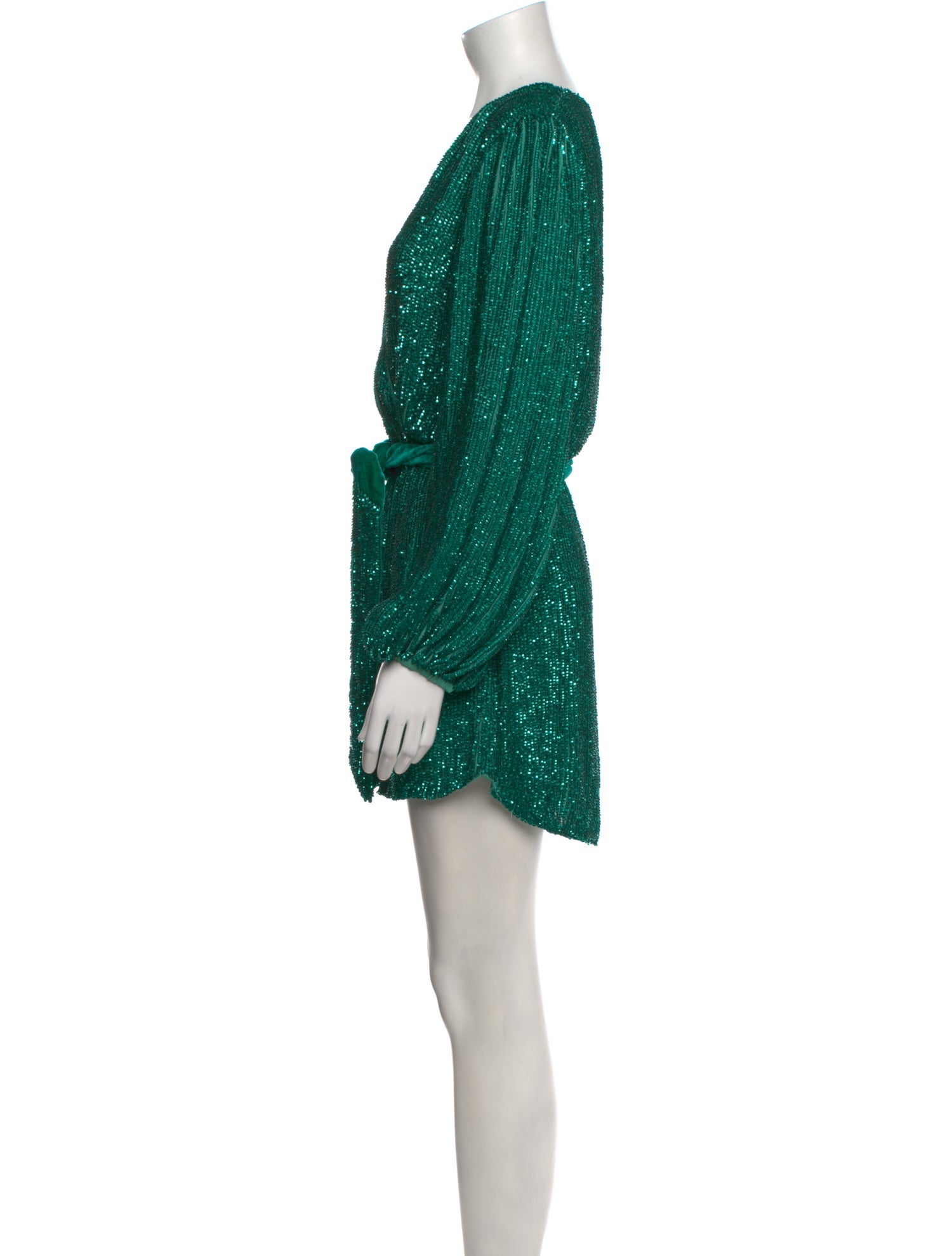 Retrofête V-Neck Mini Dress