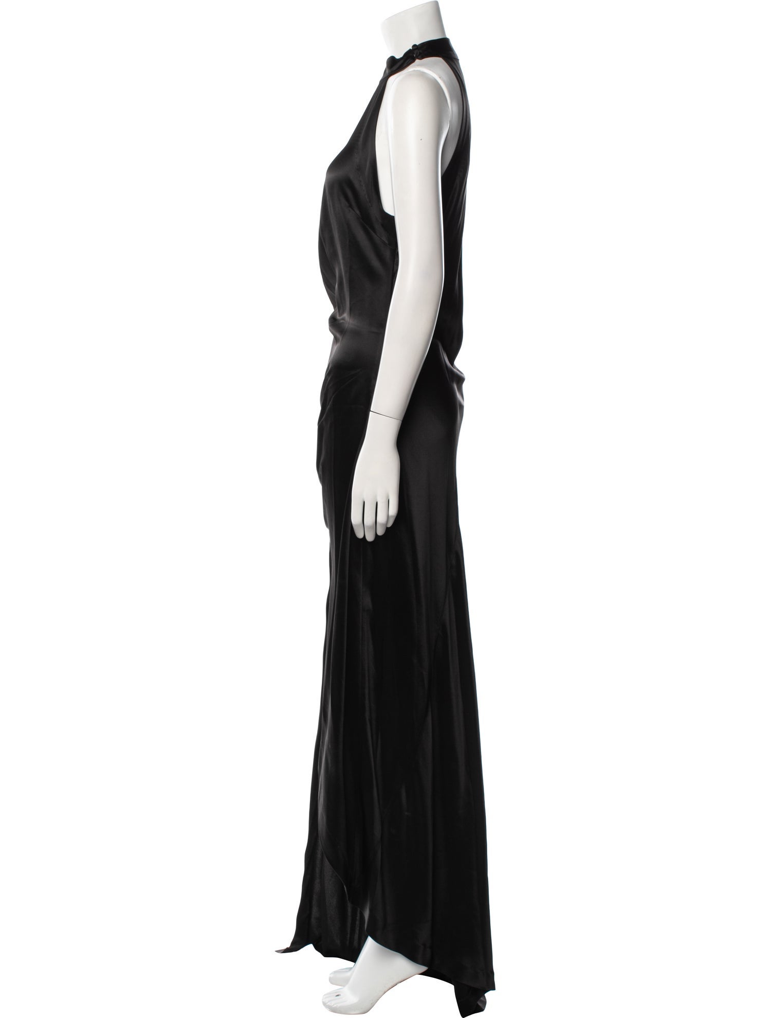 Retrofête Mock Neck Long Dress