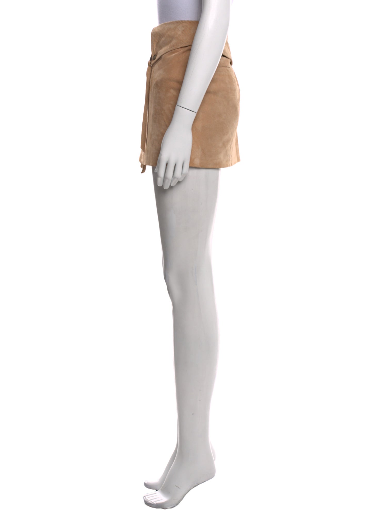 Retrofête Leather Mini Skirt