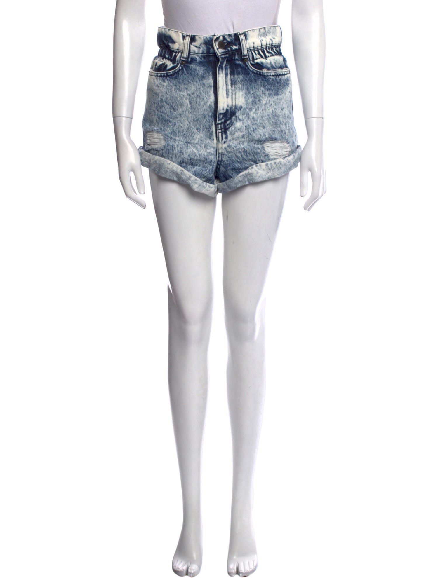 Retrofête Printed Mini Shorts