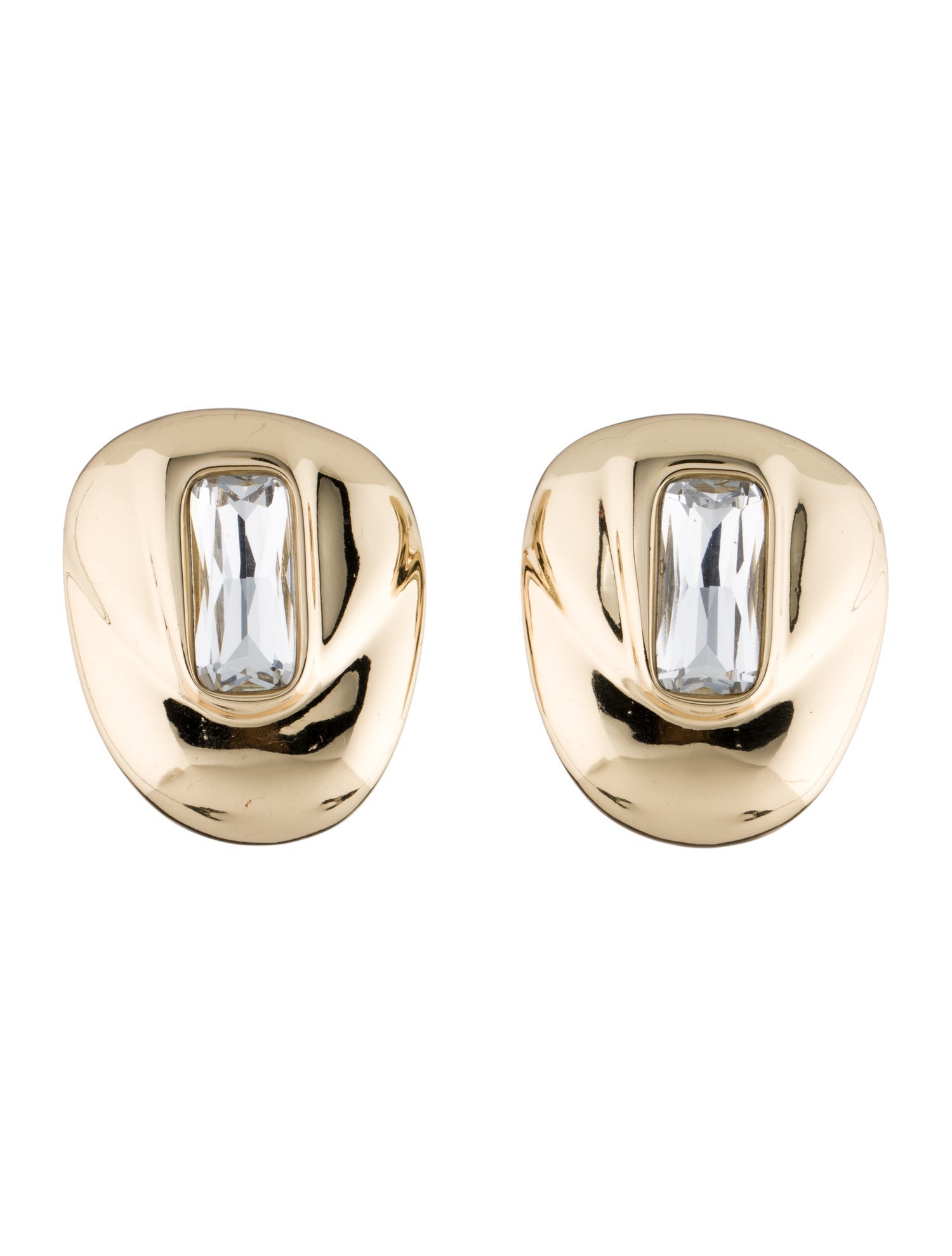 Retrofête Crystal Bianca Ear clip Earrings