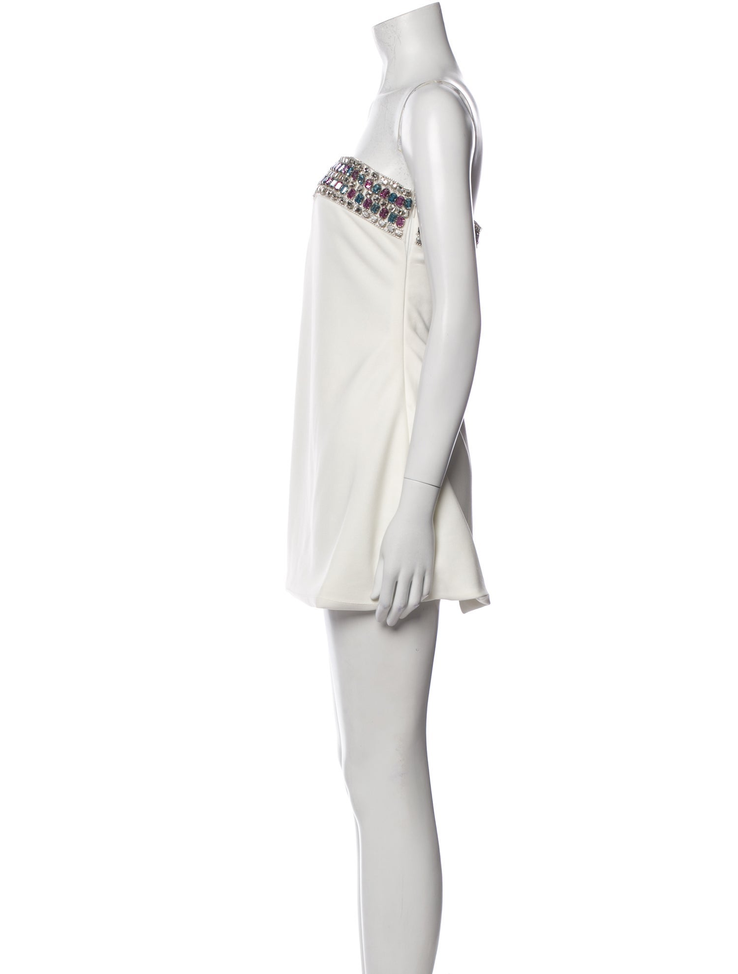 Retrofête Strapless Mini Dress