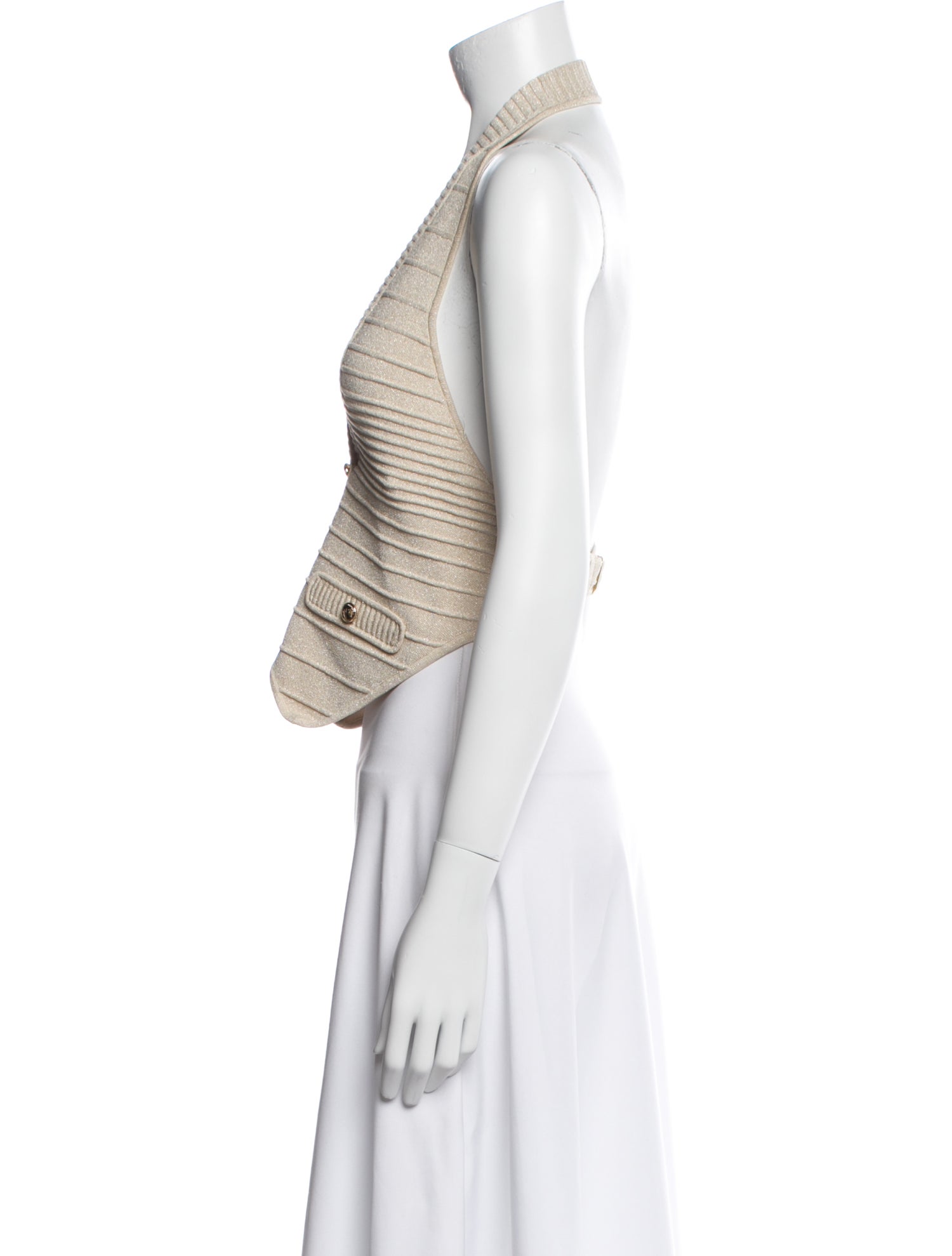 Retrofête Halterneck Sleeveless Crop Top w/ Tags