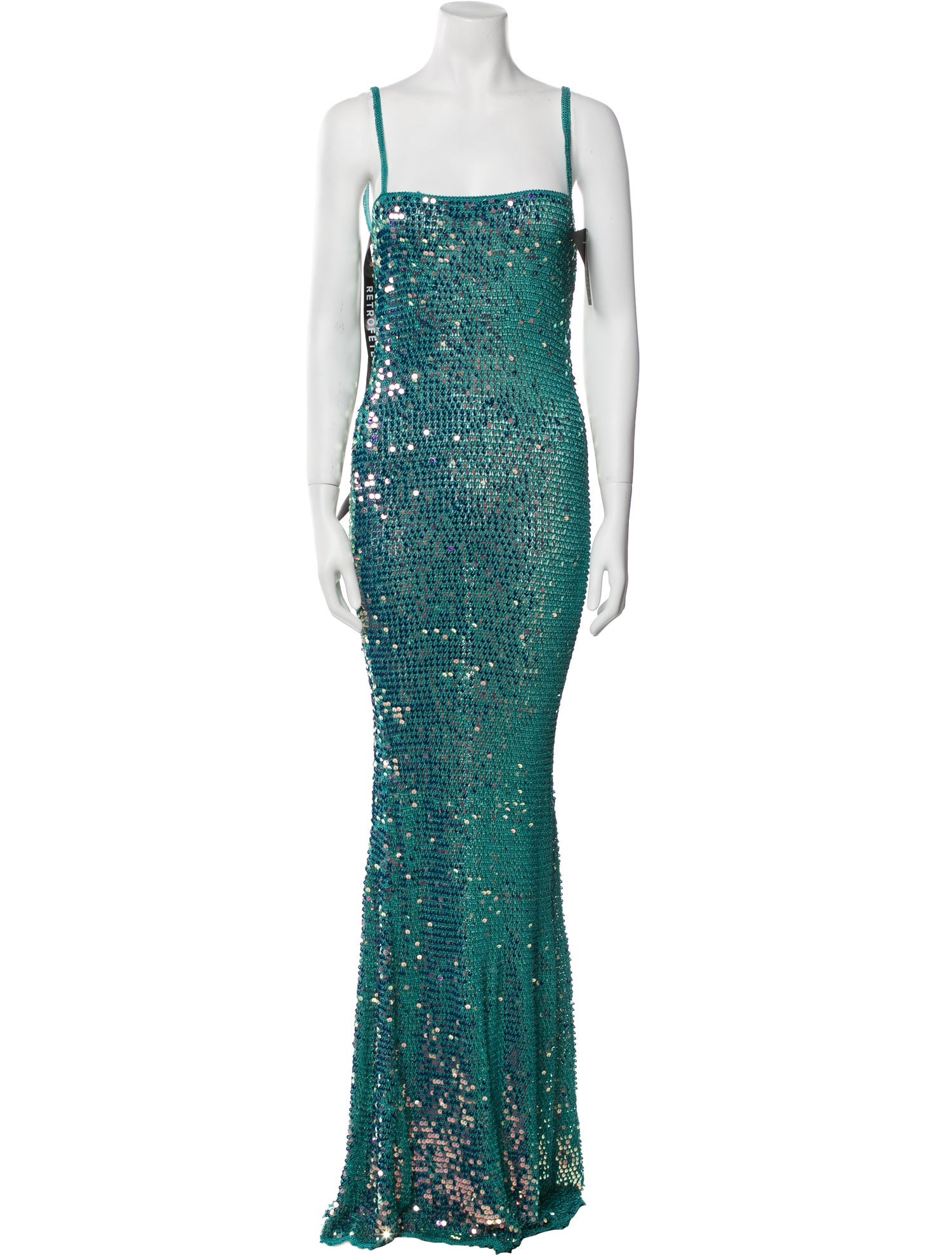 Retrofête Square Neckline Long Dress w/ Tags