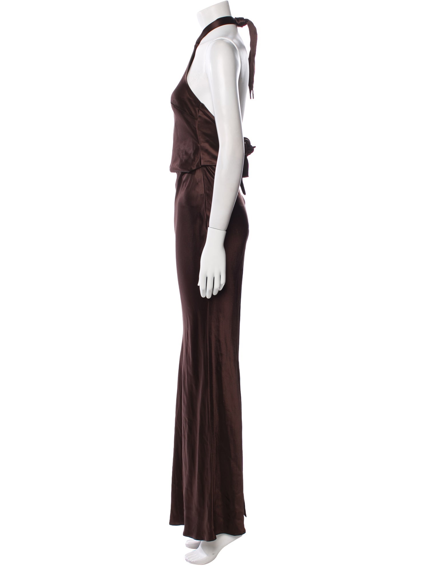 Retrofête Halterneck Long Dress