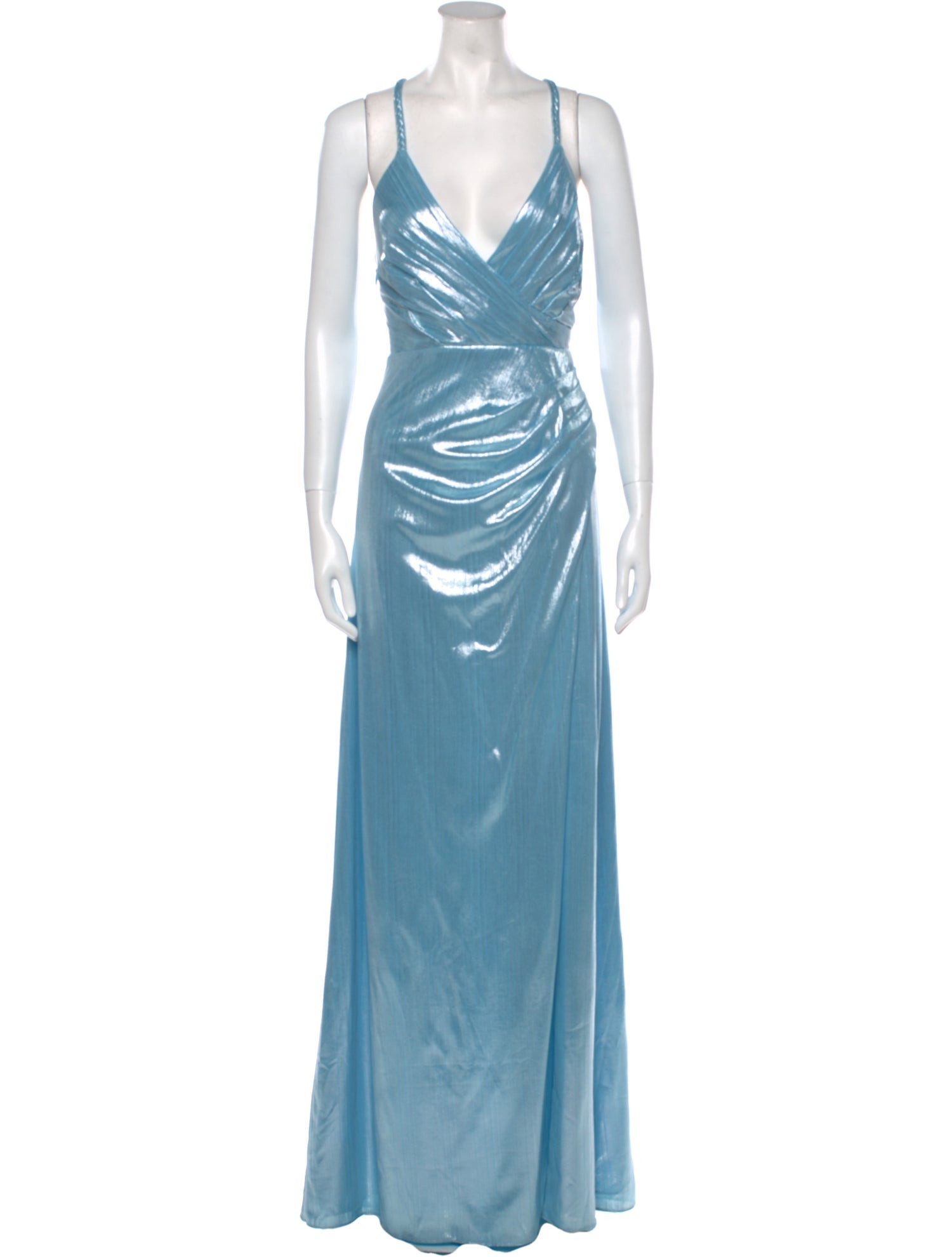 Retrofête V-Neck Long Dress w/ Tags