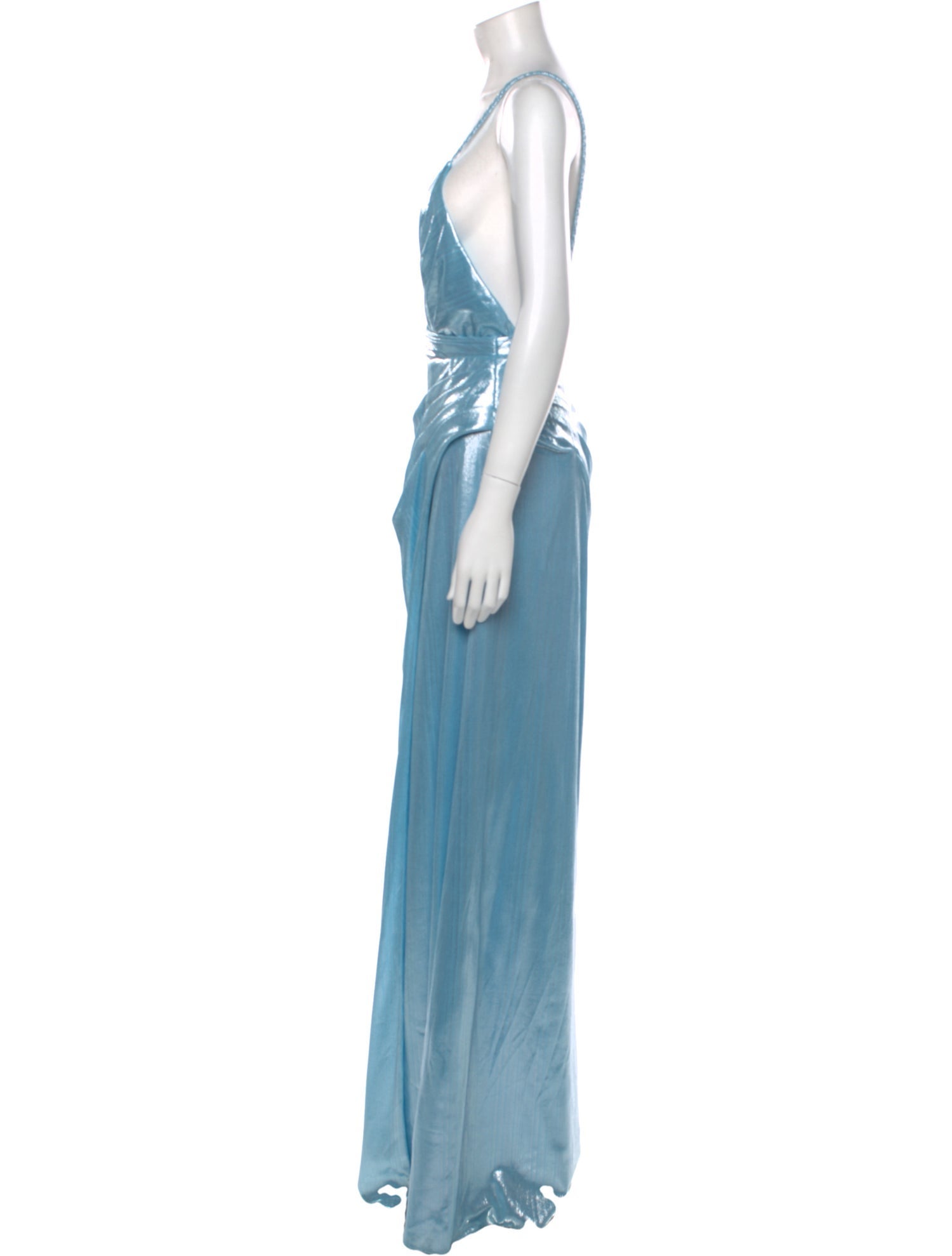 Retrofête V-Neck Long Dress w/ Tags