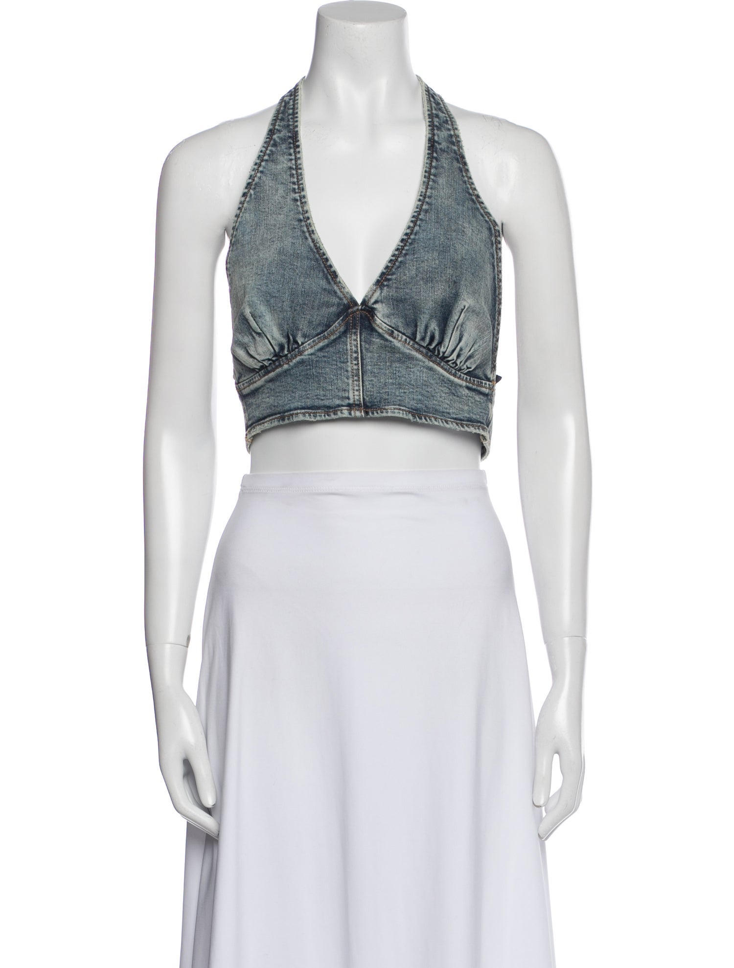 Retrofête Halterneck Sleeveless Crop Top w/ Tags