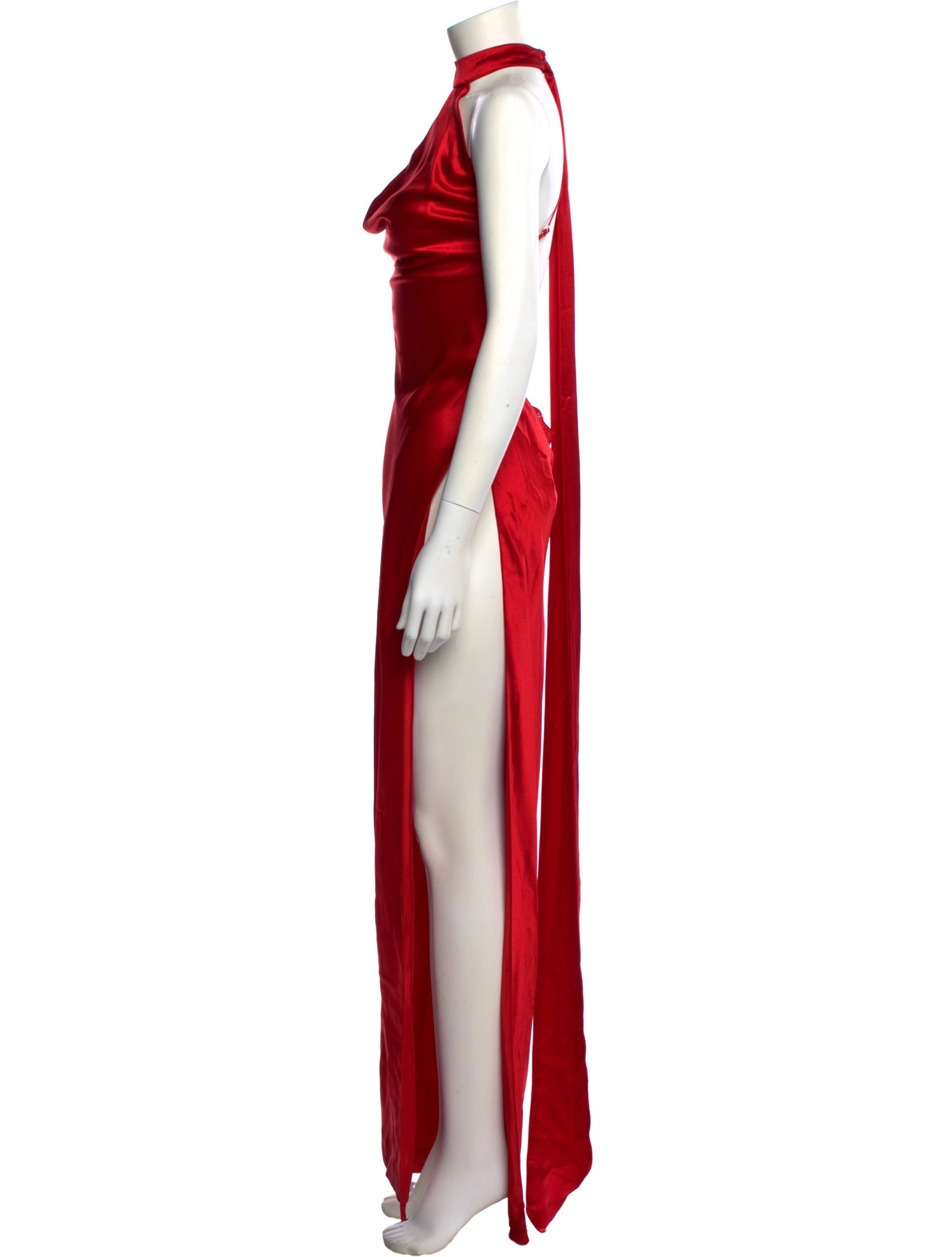 Retrofête Halterneck Long Dress