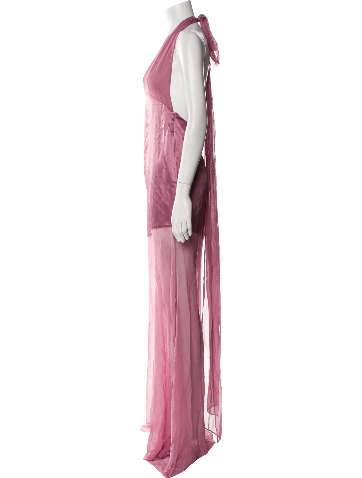 Retrofête Silk Long Dress