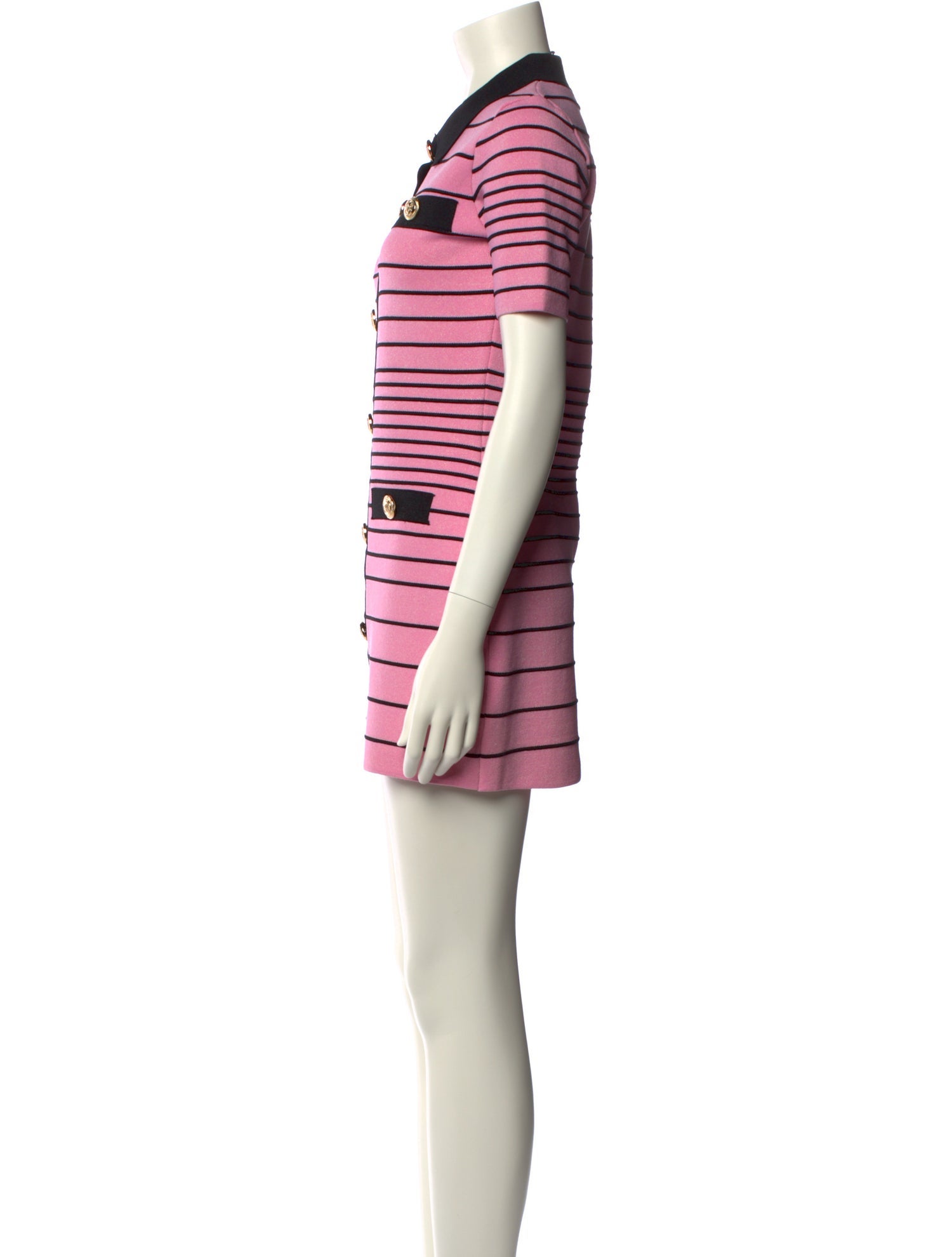 Retrofête Striped Mini Dress