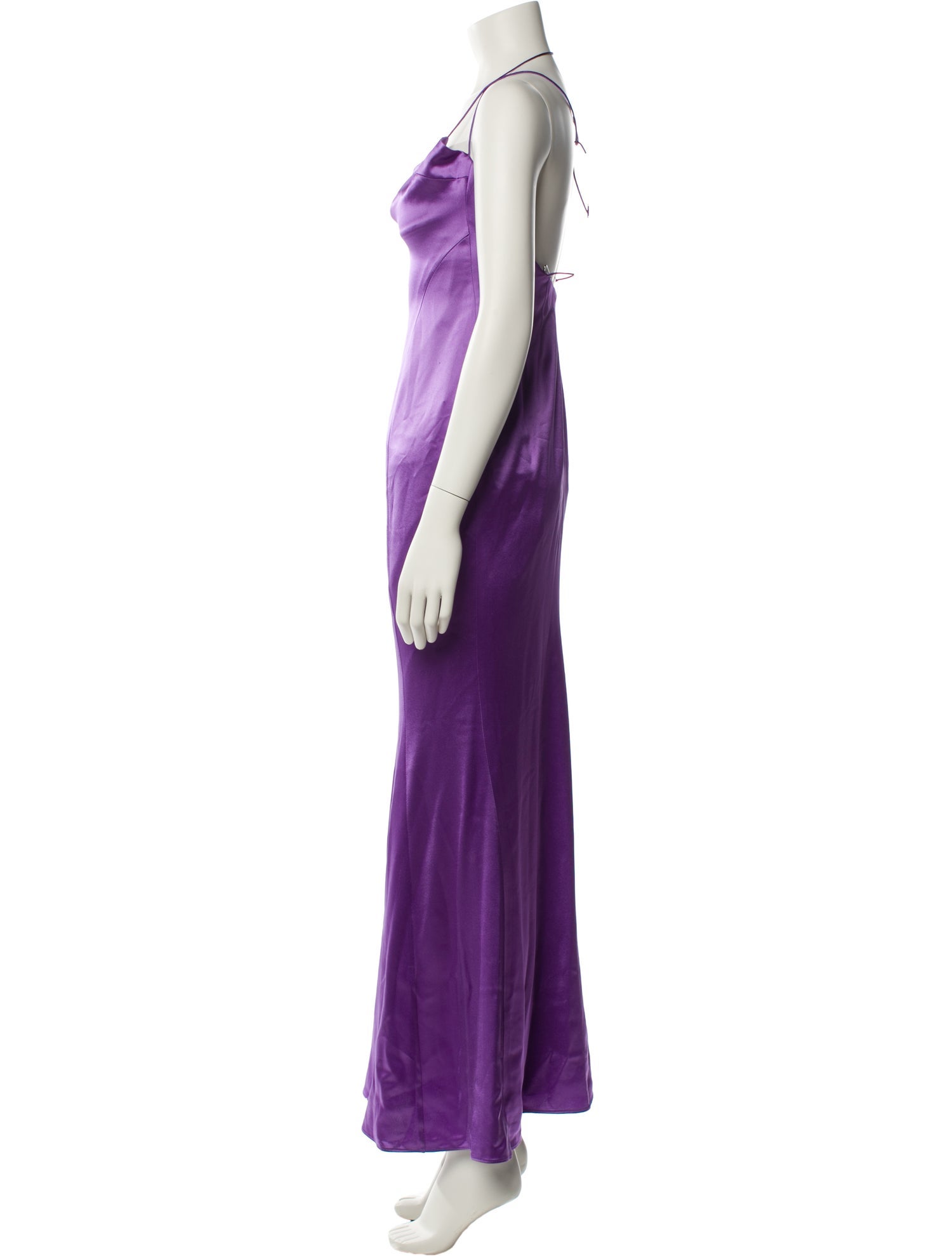 Retrofête Cowl Neck Long Dress