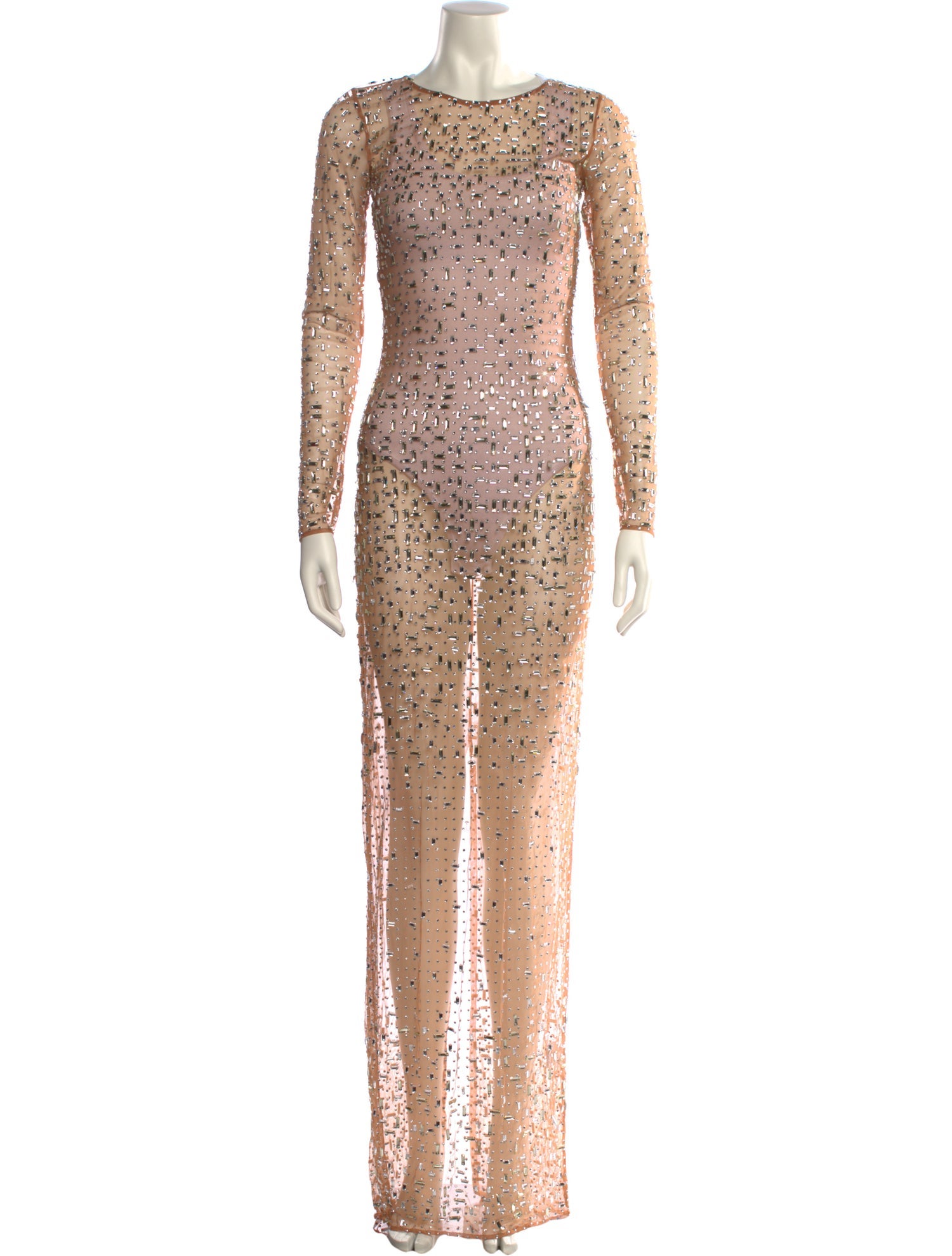 Retrofête Crew Neck Long Dress