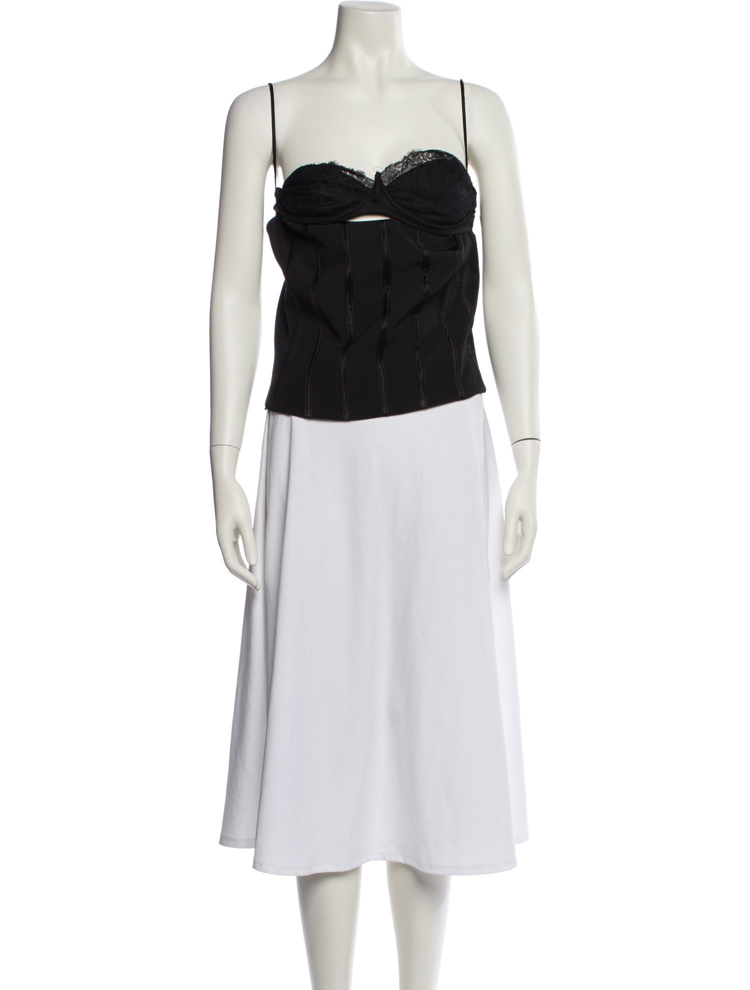 Retrofête Strapless Crop Top