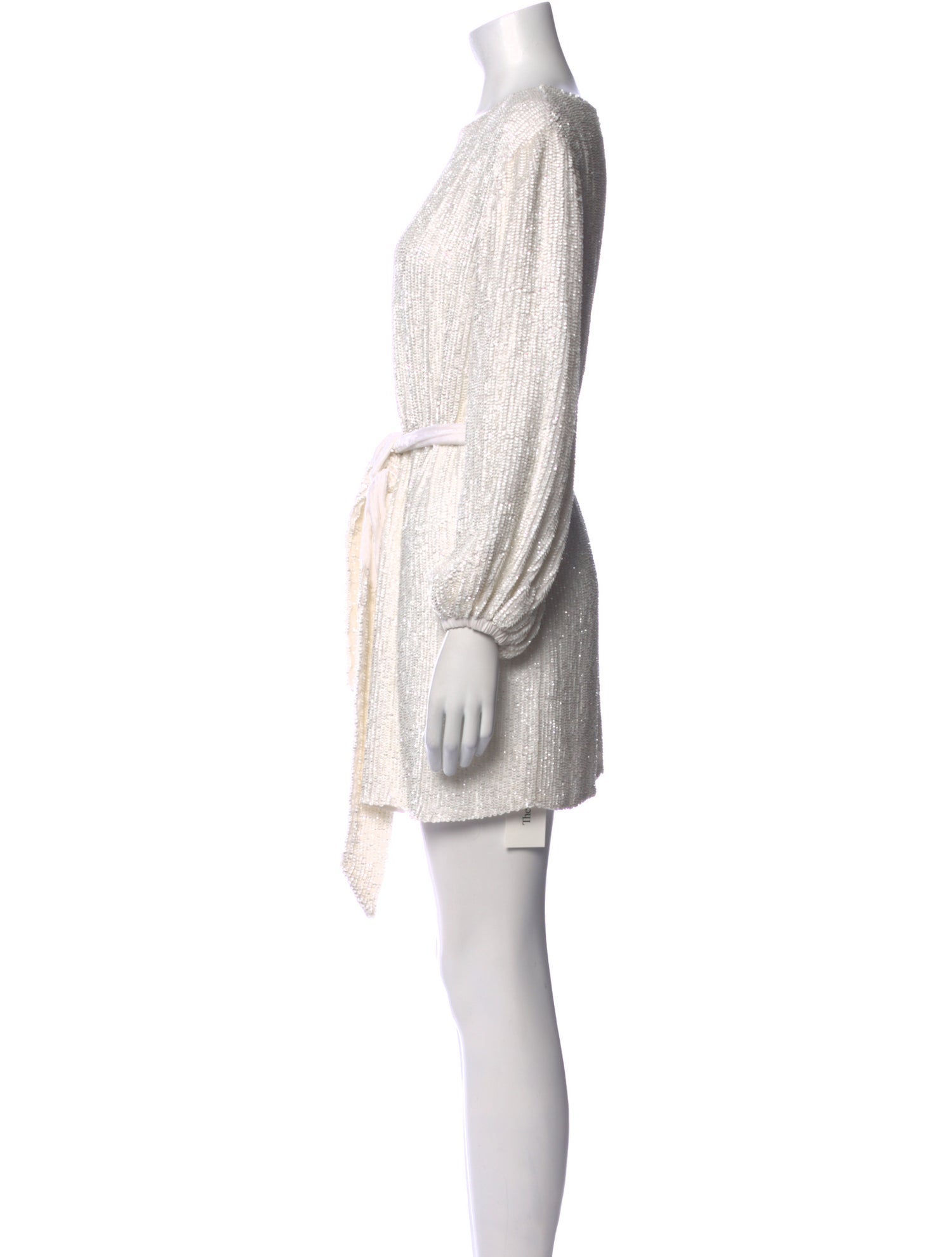 Retrofête Bateau Neckline Mini Dress