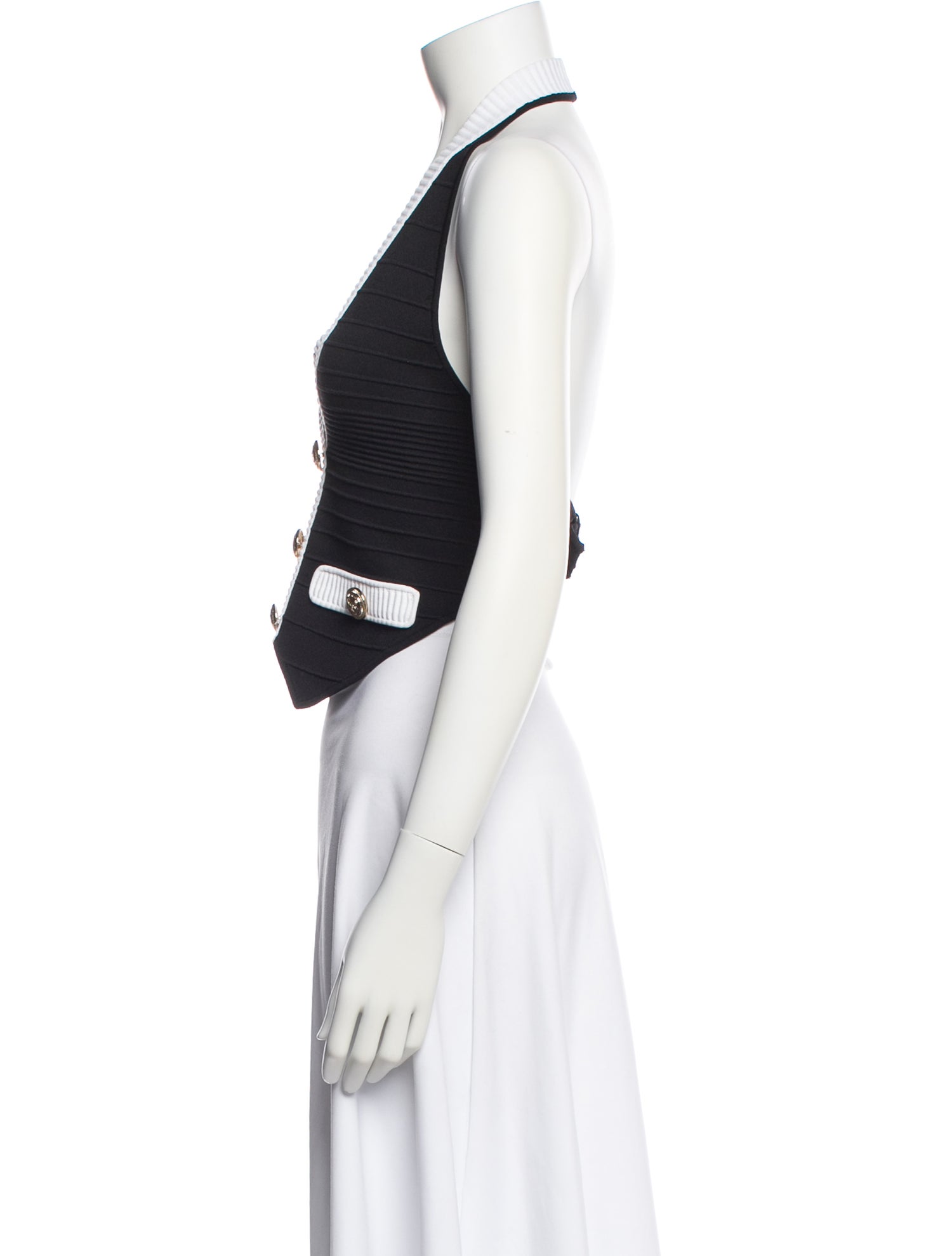 Retrofête Halterneck Sleeveless Crop Top