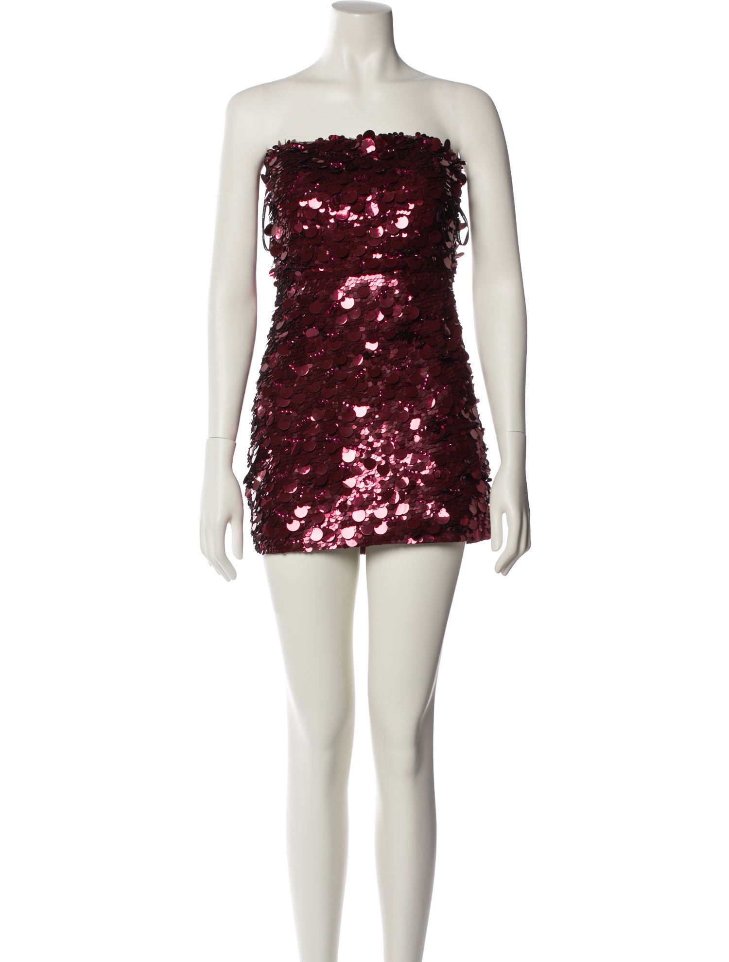 Retrofête Strapless Mini Dress