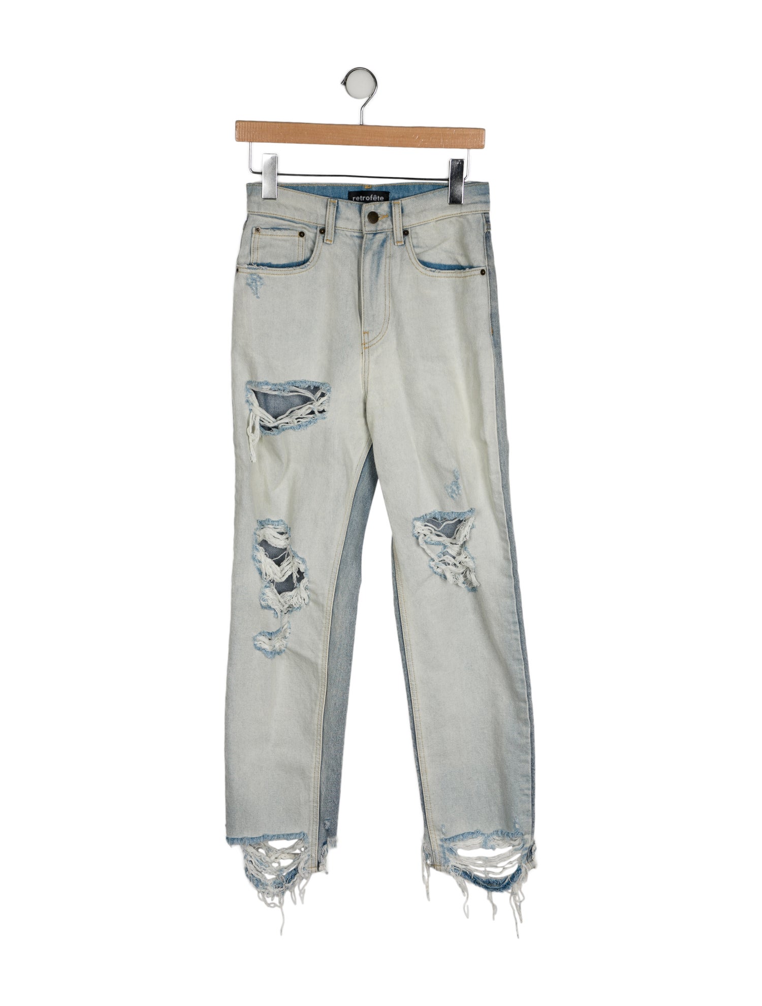 Retrofête High-Rise Straight Leg Jeans