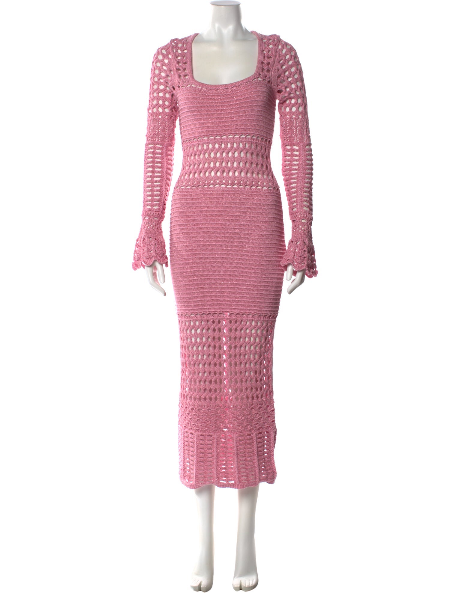 Retrofête Striped Long Dress