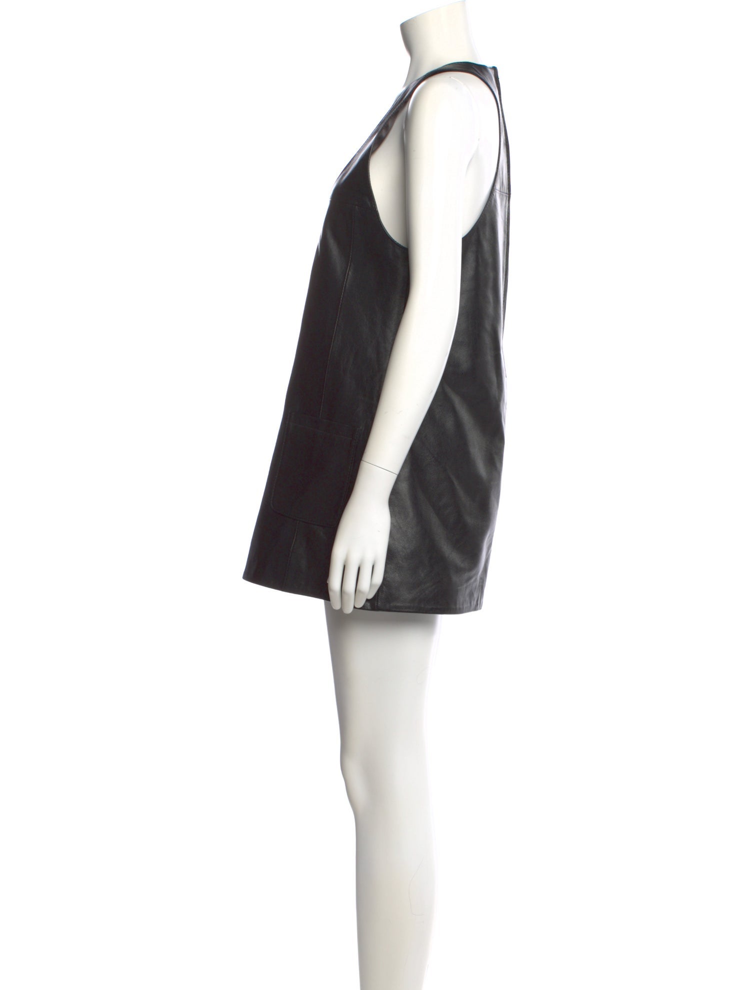 Retrofête Leather Mini Dress