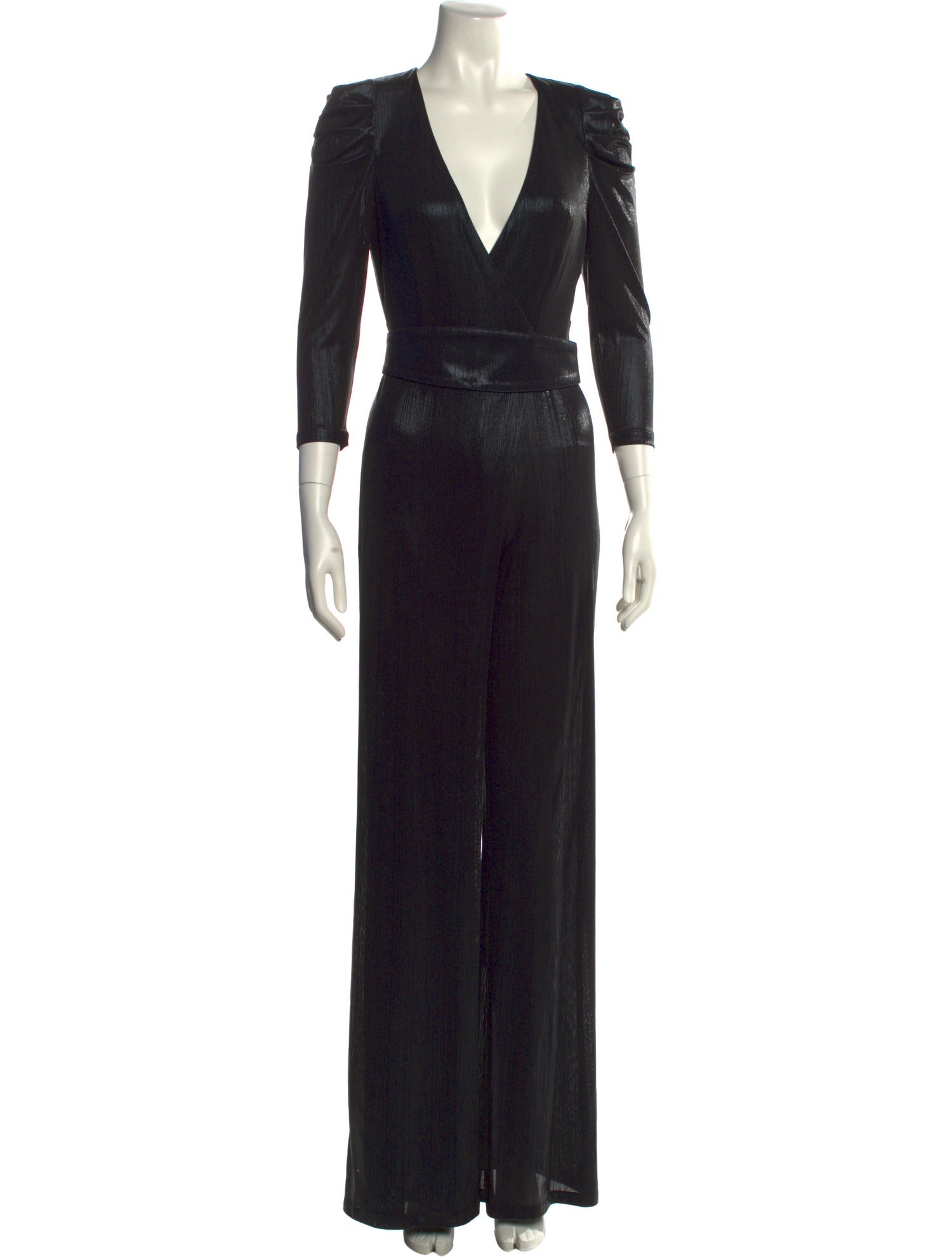 Retrofête Plunge Neckline Jumpsuit