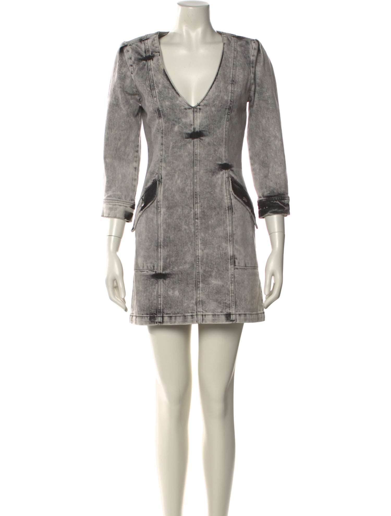 Retrofête V-Neck Mini Dress