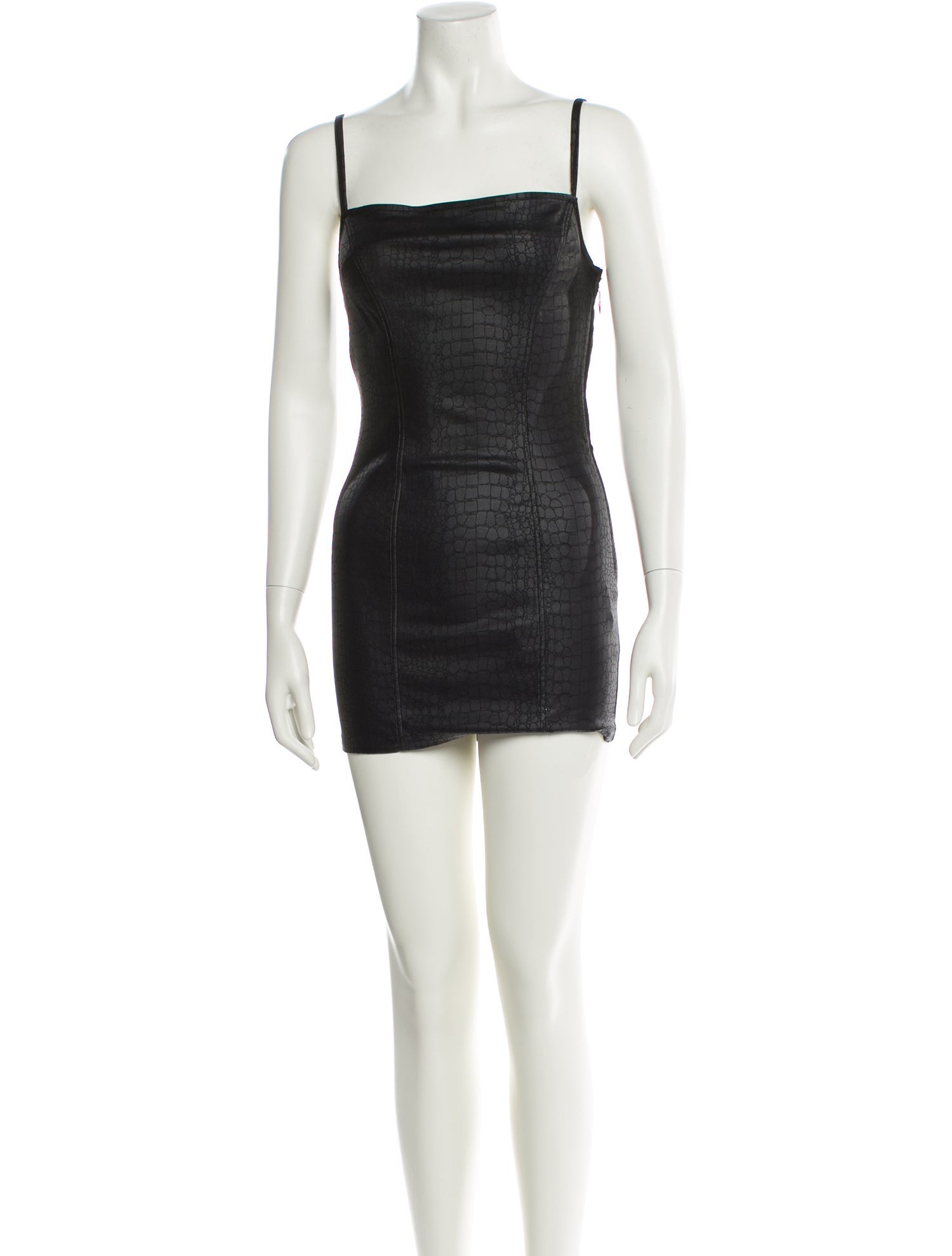 Retrofête Square Neckline Mini Dress