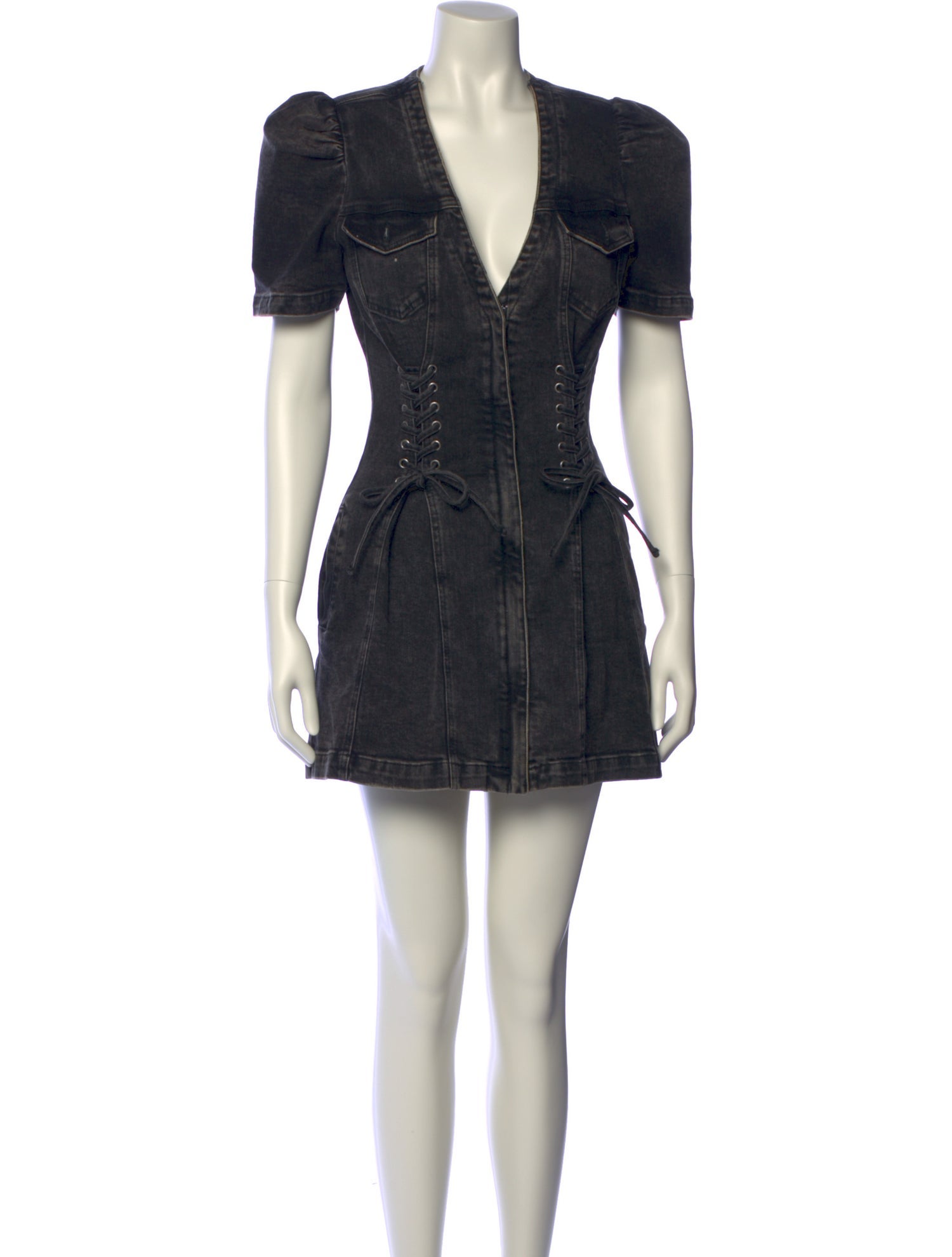 Retrofête V-Neck Mini Dress