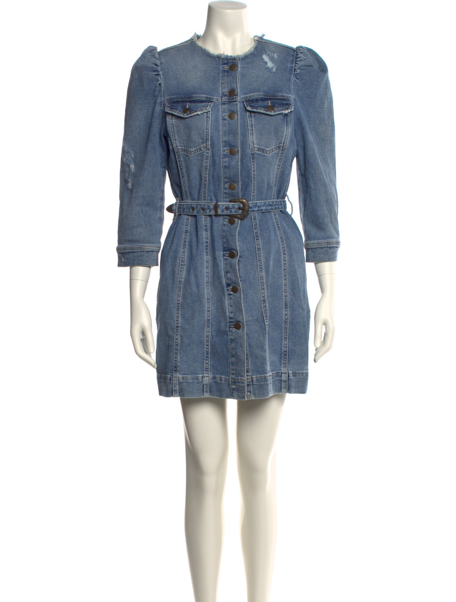 Retrofête Crew Neck Mini Dress