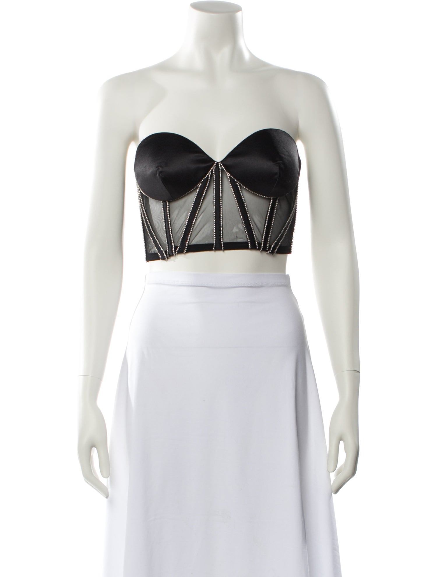 Retrofête Strapless Crop Top