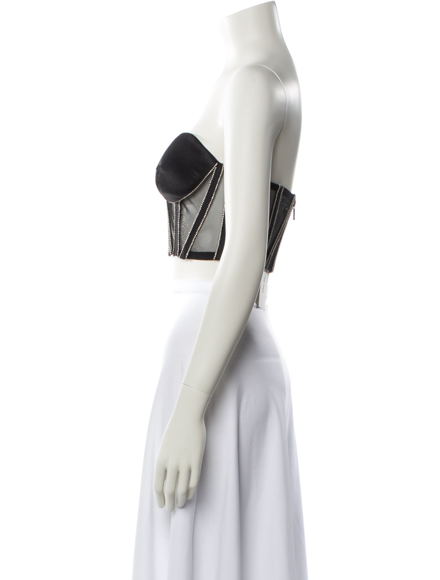 Retrofête Strapless Crop Top