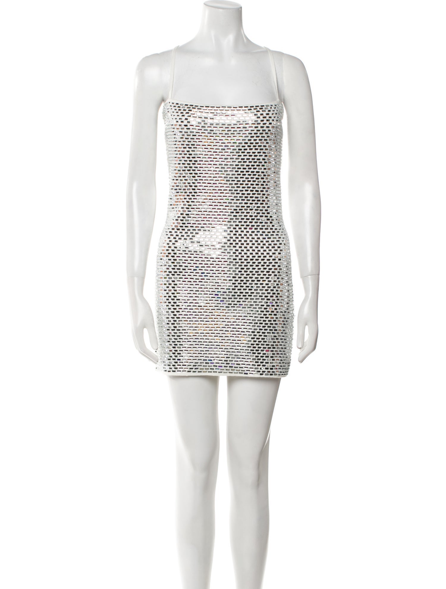 Retrofête Square Neckline Mini Dress