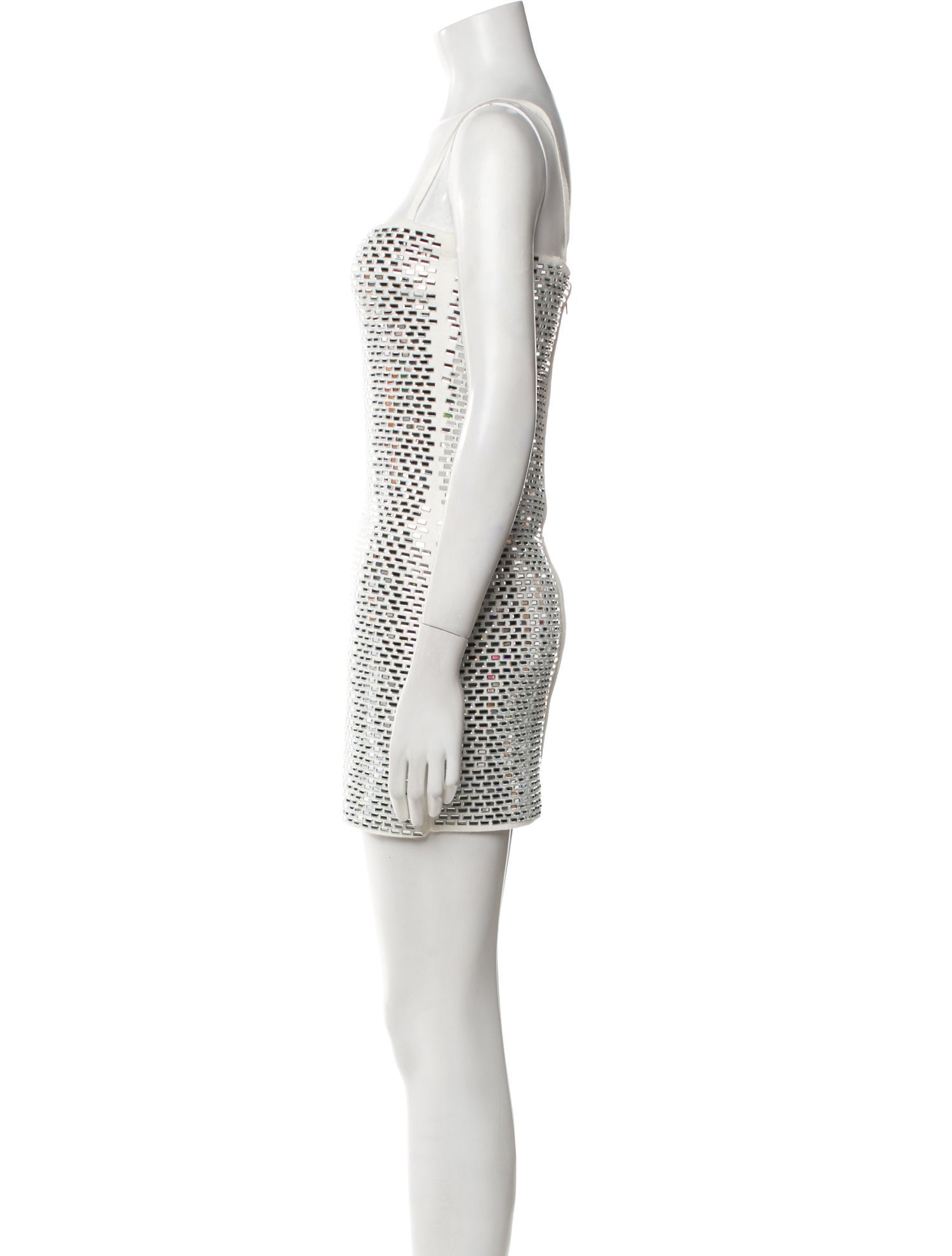 Retrofête Square Neckline Mini Dress