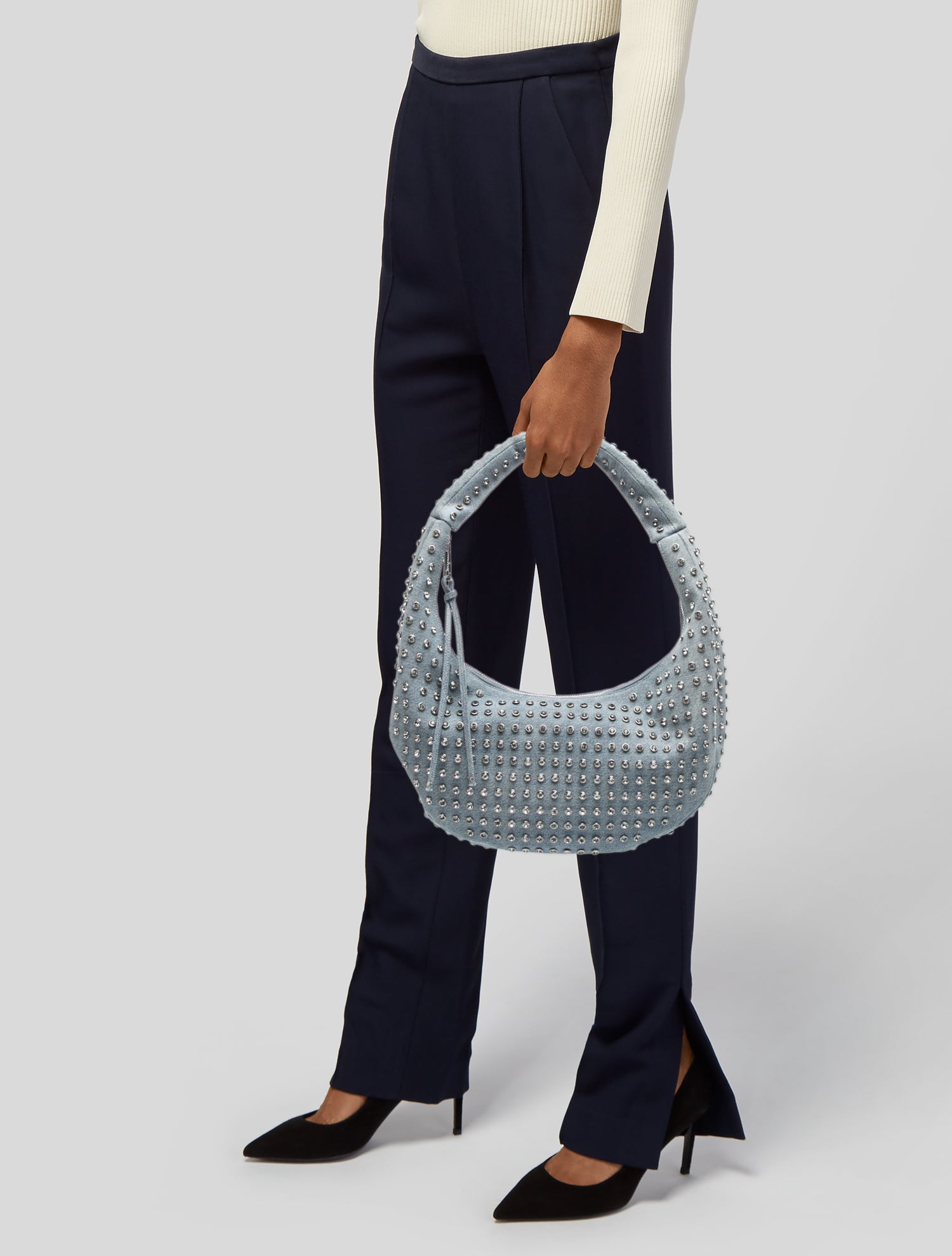 Retrofête Denim Top Handle Bag