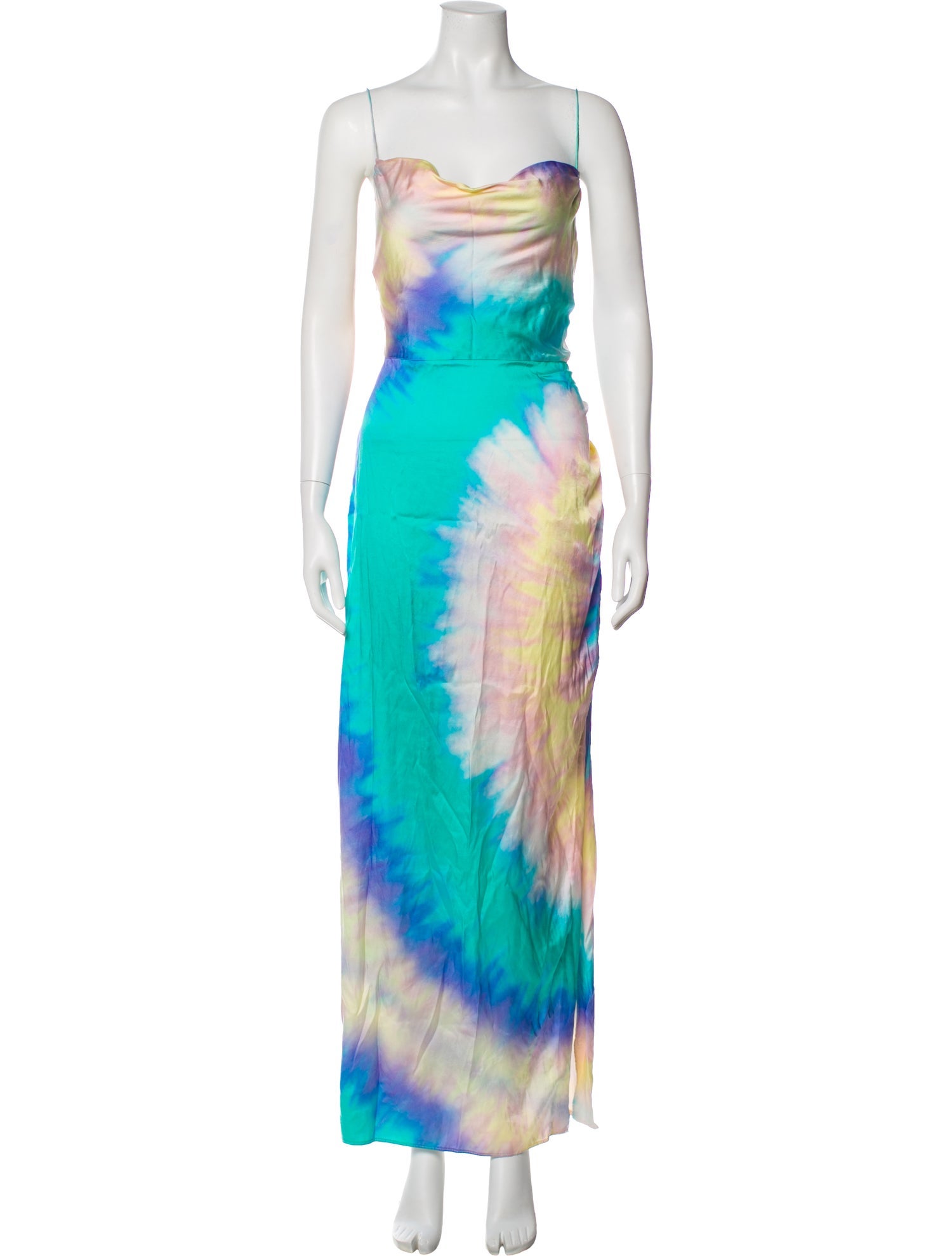 Retrofête Silk Long Dress
